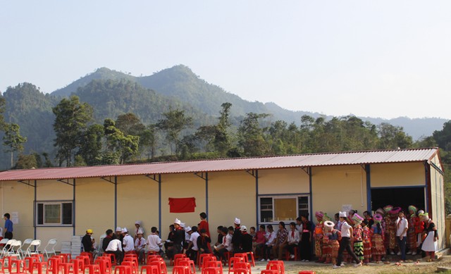 Nhà lắp ghép làm lớp học, nhà bán trú cho trẻ em tại Sủng Máng - Mèo Vạc – Hà Giang