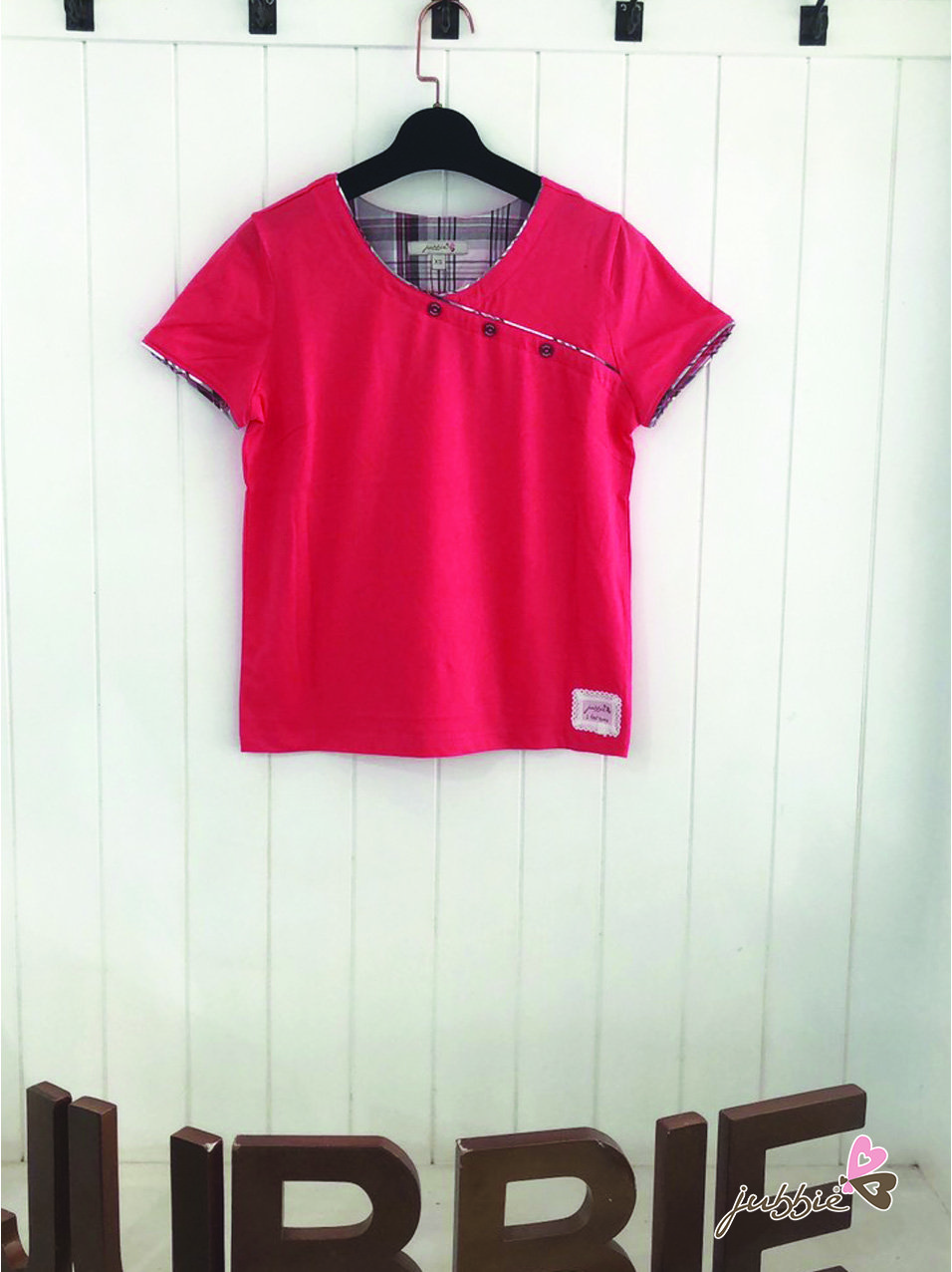 Áo Thun Cổ Tròn 3 Nút Xéo - 6033 | Jubbie Homewear