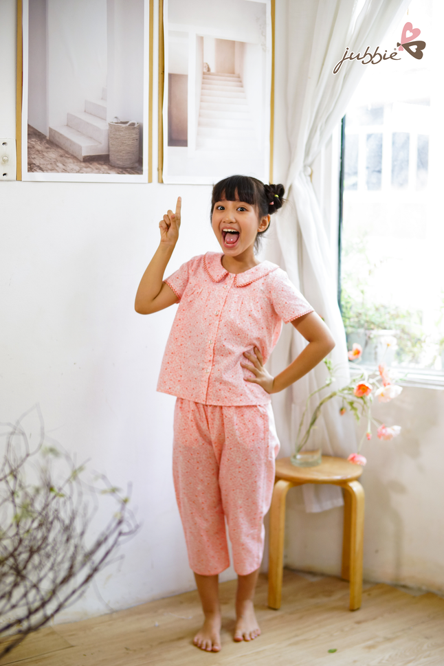 BD Kids áo cổ sen cài nút - 83002
