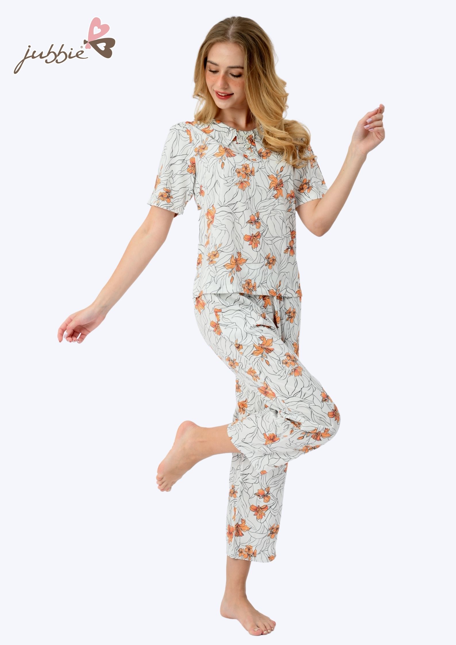 BD cổ trụ 3 nút tay ngắn - 40325