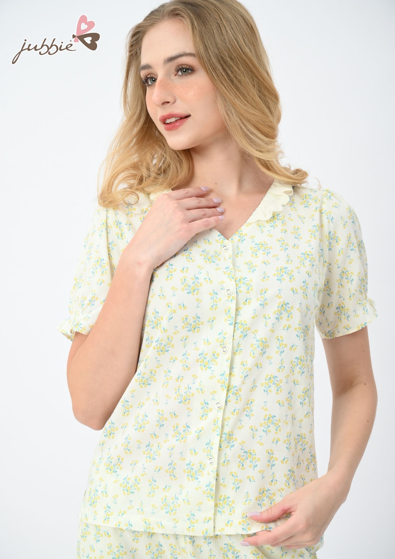 BL áo cổ phối ren - 32398