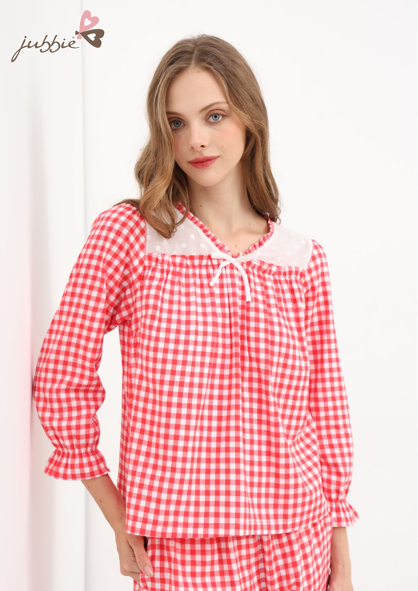 BD Cổ vai phối ren - 40403