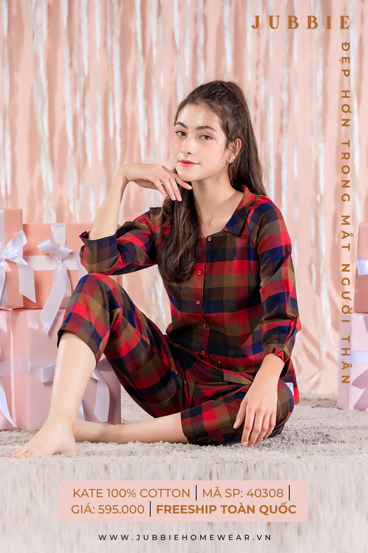 BD áo tay dài cổ danton - 40308