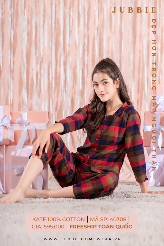 BD áo tay dài cổ danton - 40308
