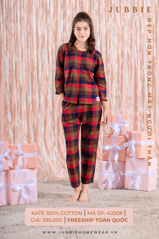 BD áo tay dài cổ danton - 40308
