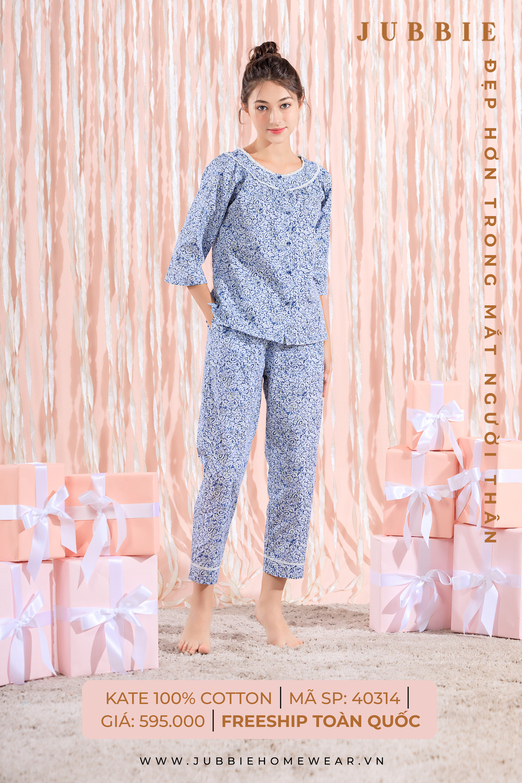 BD cổ nẹp ren cài nút - 40314