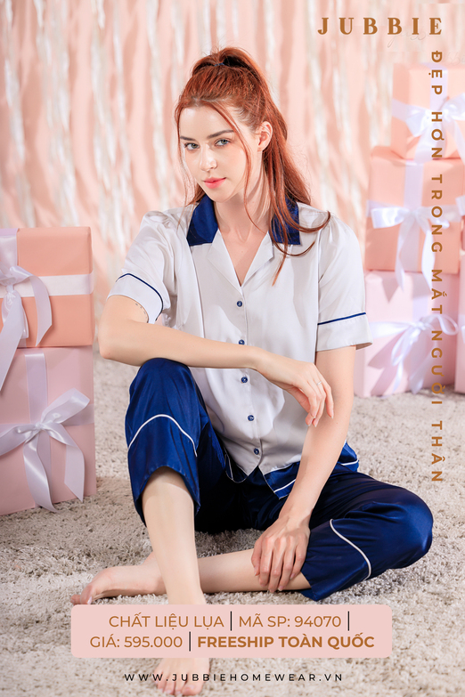 BD lụa cổ phối màu - 94070