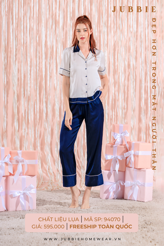 BD lụa cổ phối màu - 94070