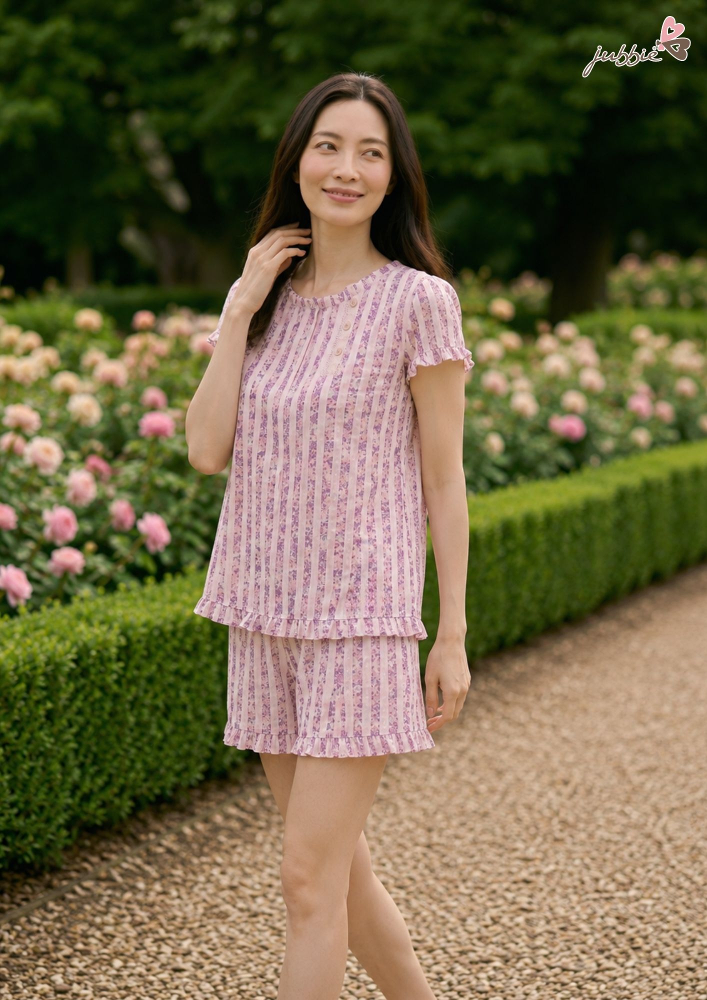 BS Cổ tròn viền bèo - 3184