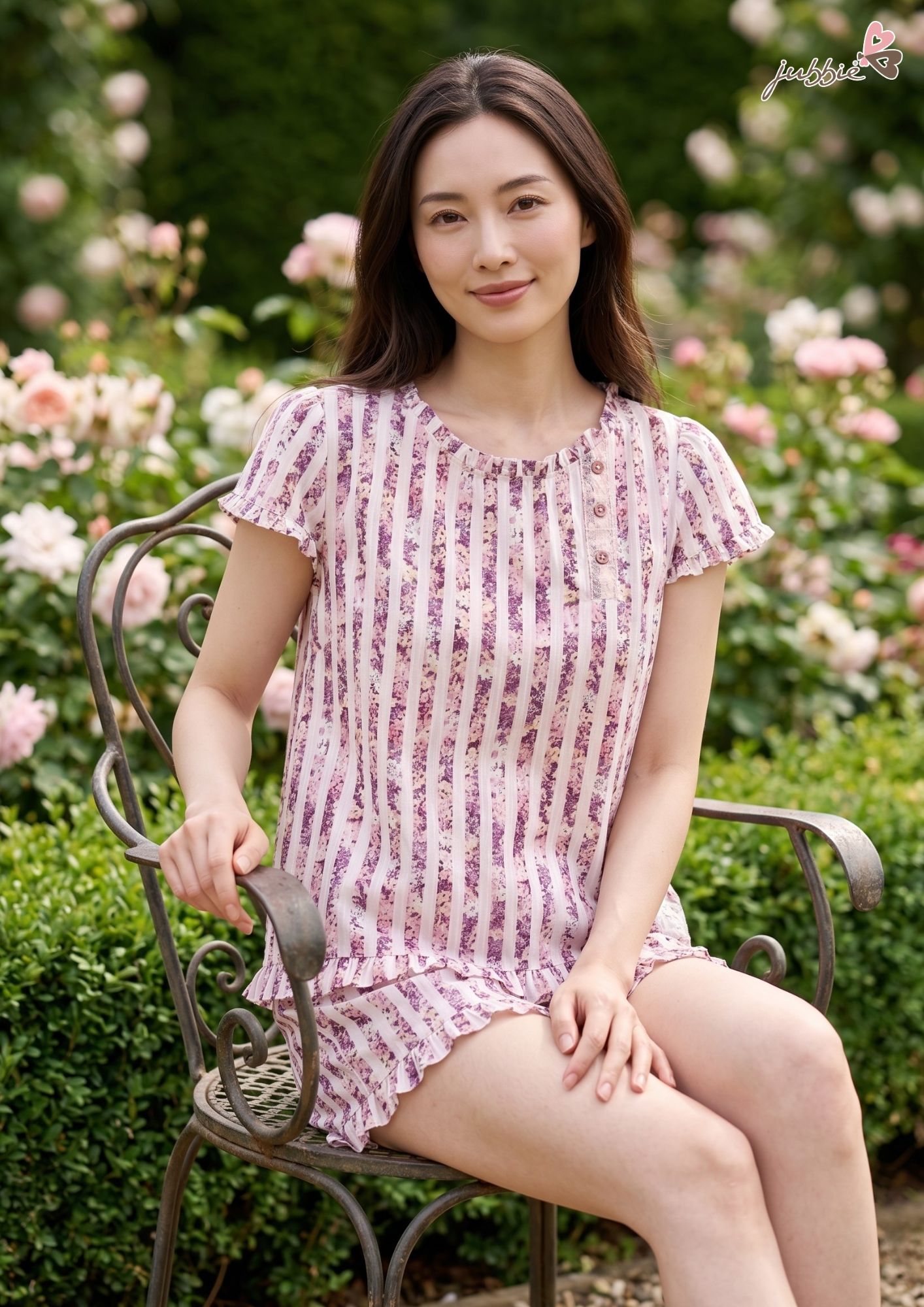 BS Cổ tròn viền bèo - 3184