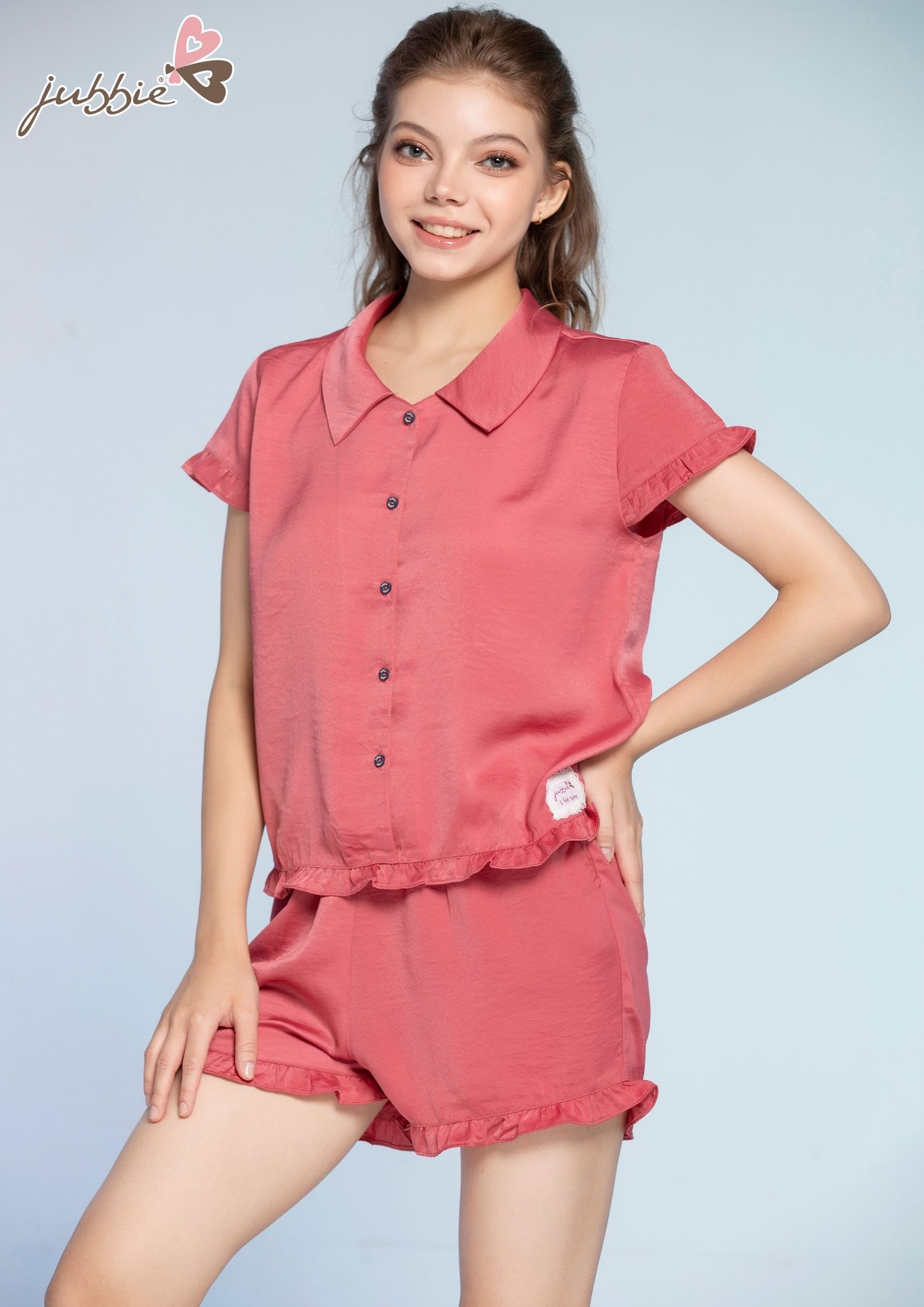 BS cổ sơ mi nẹp tà bèo - 93122