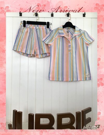 Bộ short cổ bẻ - 3129