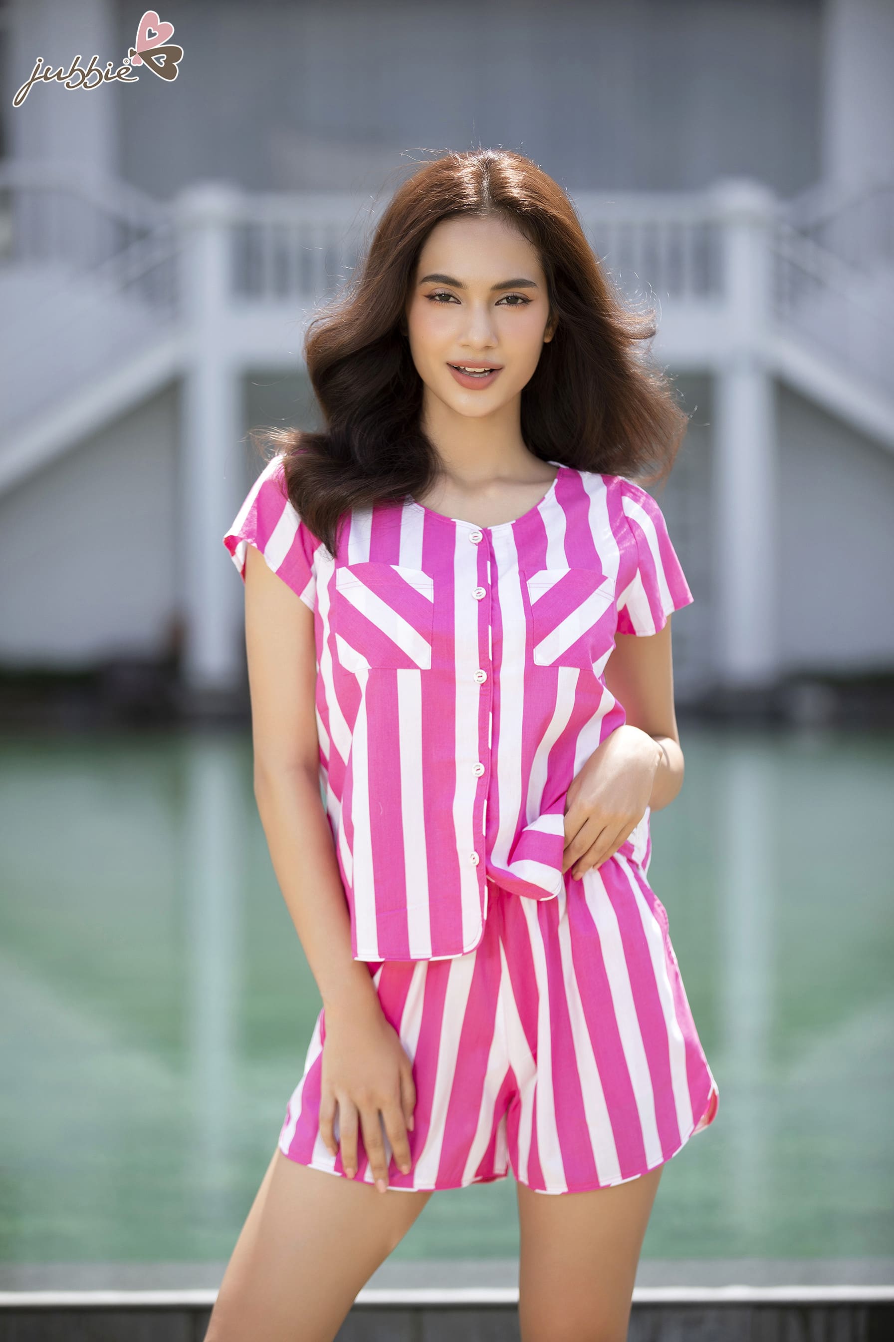 Bộ short cài nút 2 túi - 3134