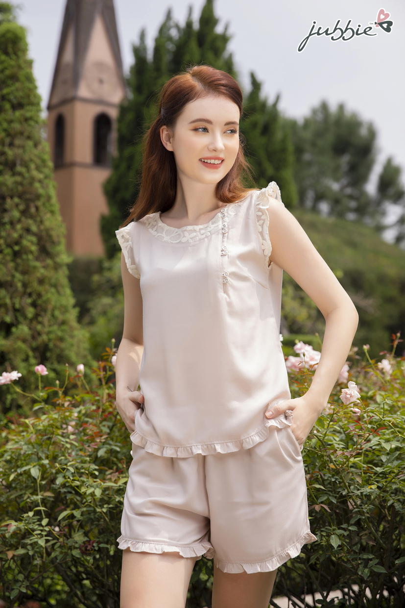 BS Cổ và tay phối ren - 3139