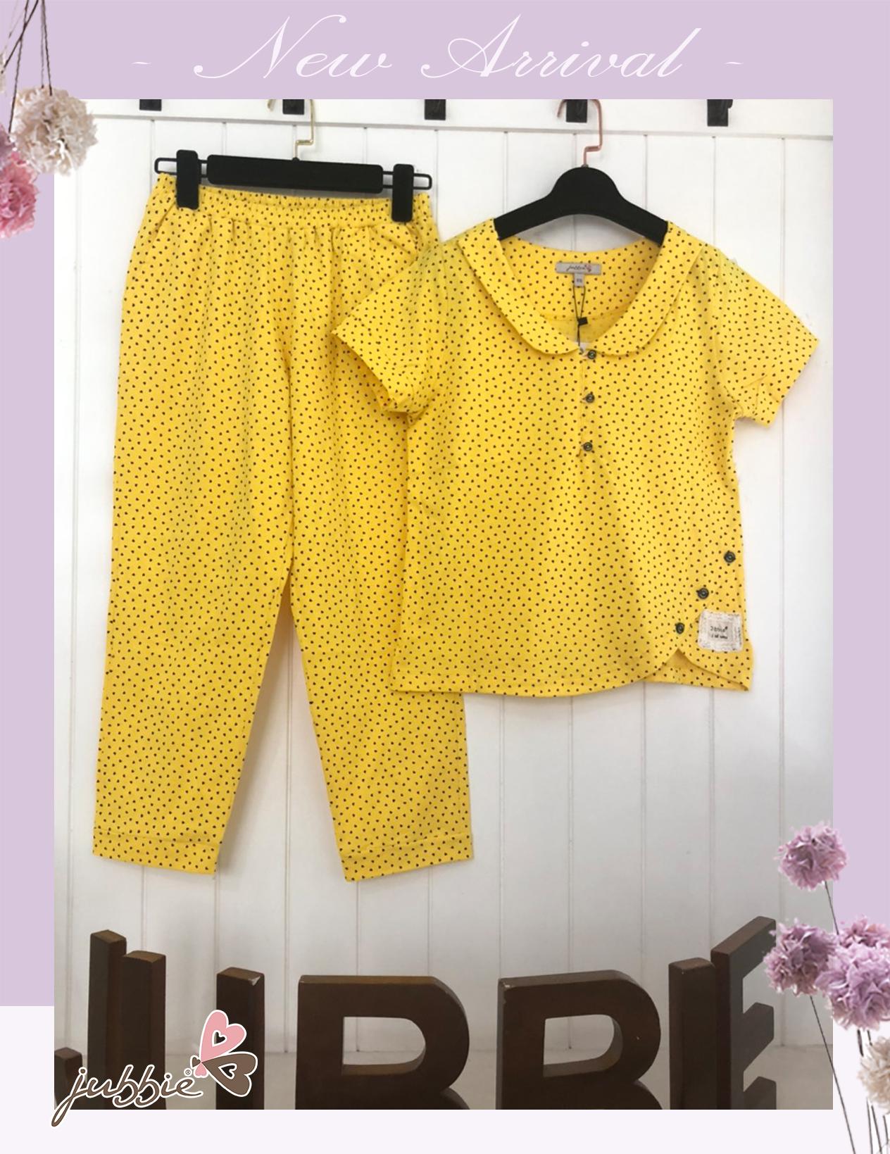 Bộ lửng thun cổ lá sen cài nút 32269