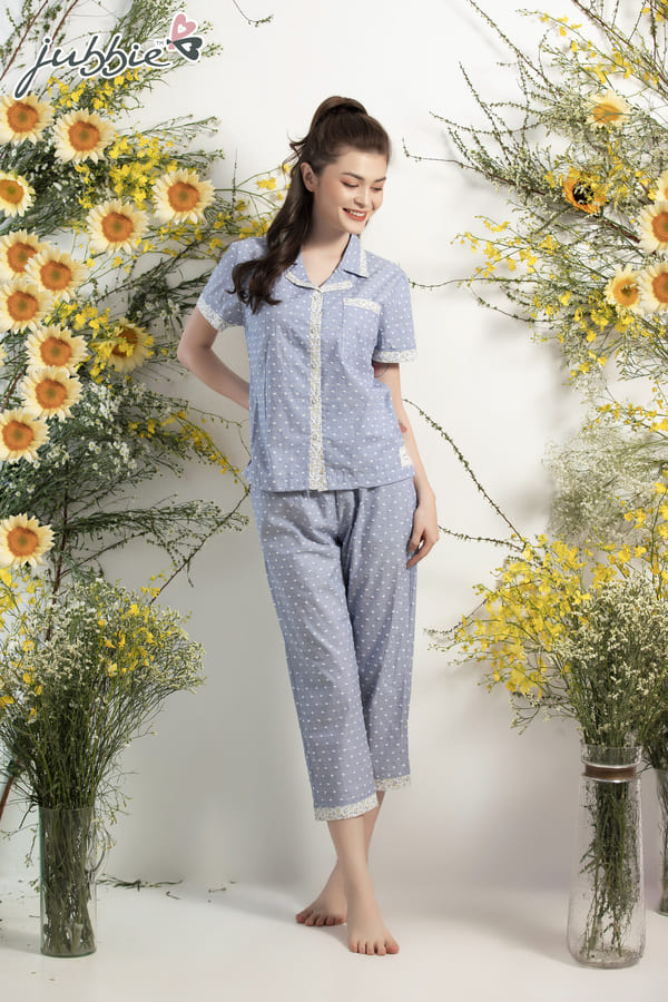 BL Cổ dan ton viền ren - 32345