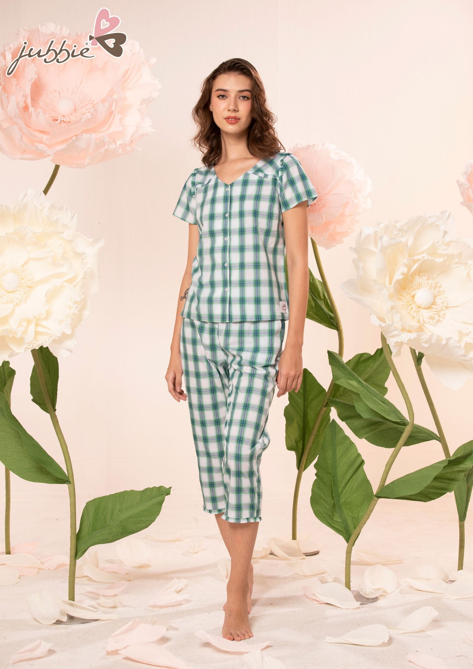 BL cổ V đô ngang nhún - 32414