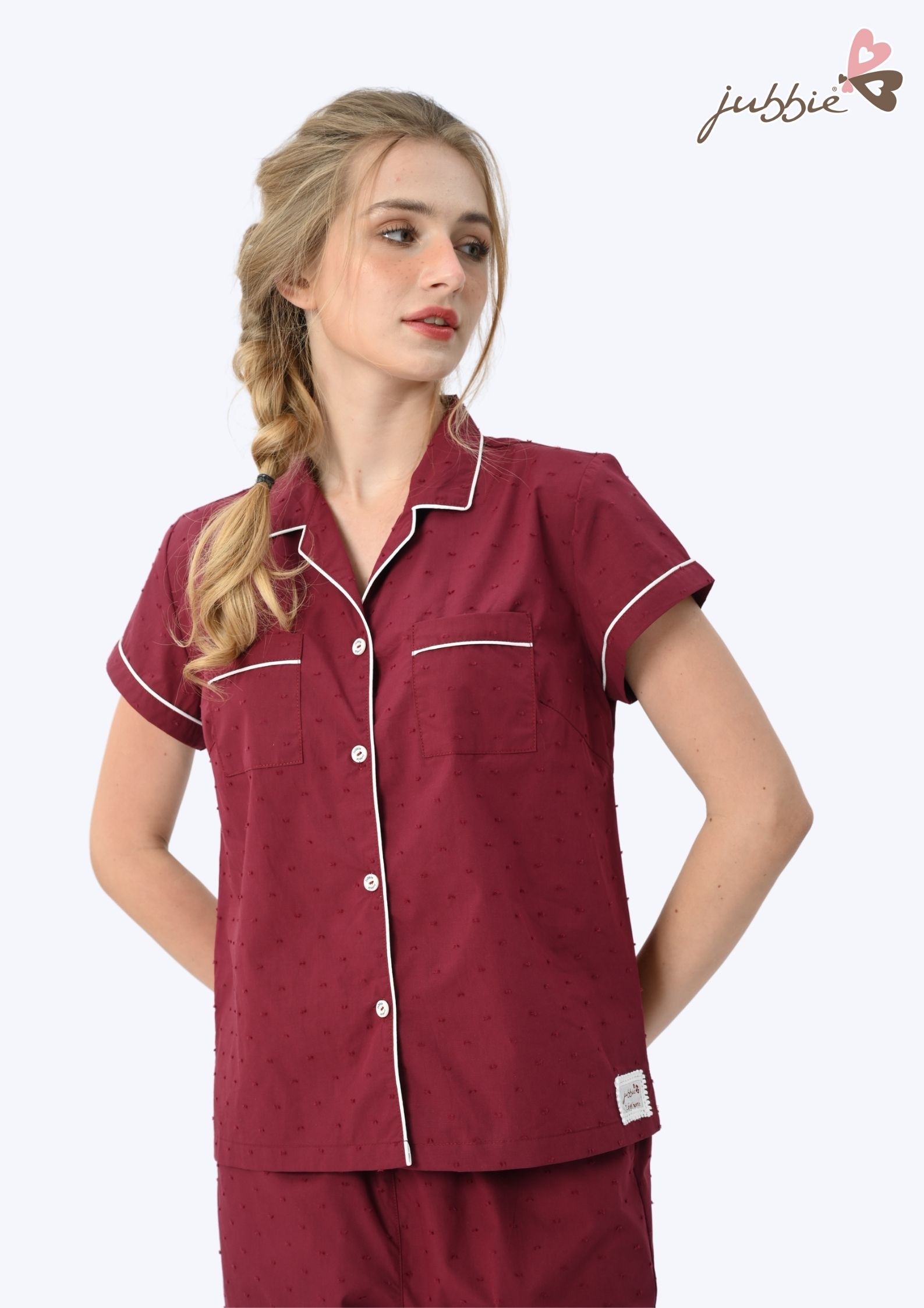 BL cổ viền nhân 2 túi - 32425