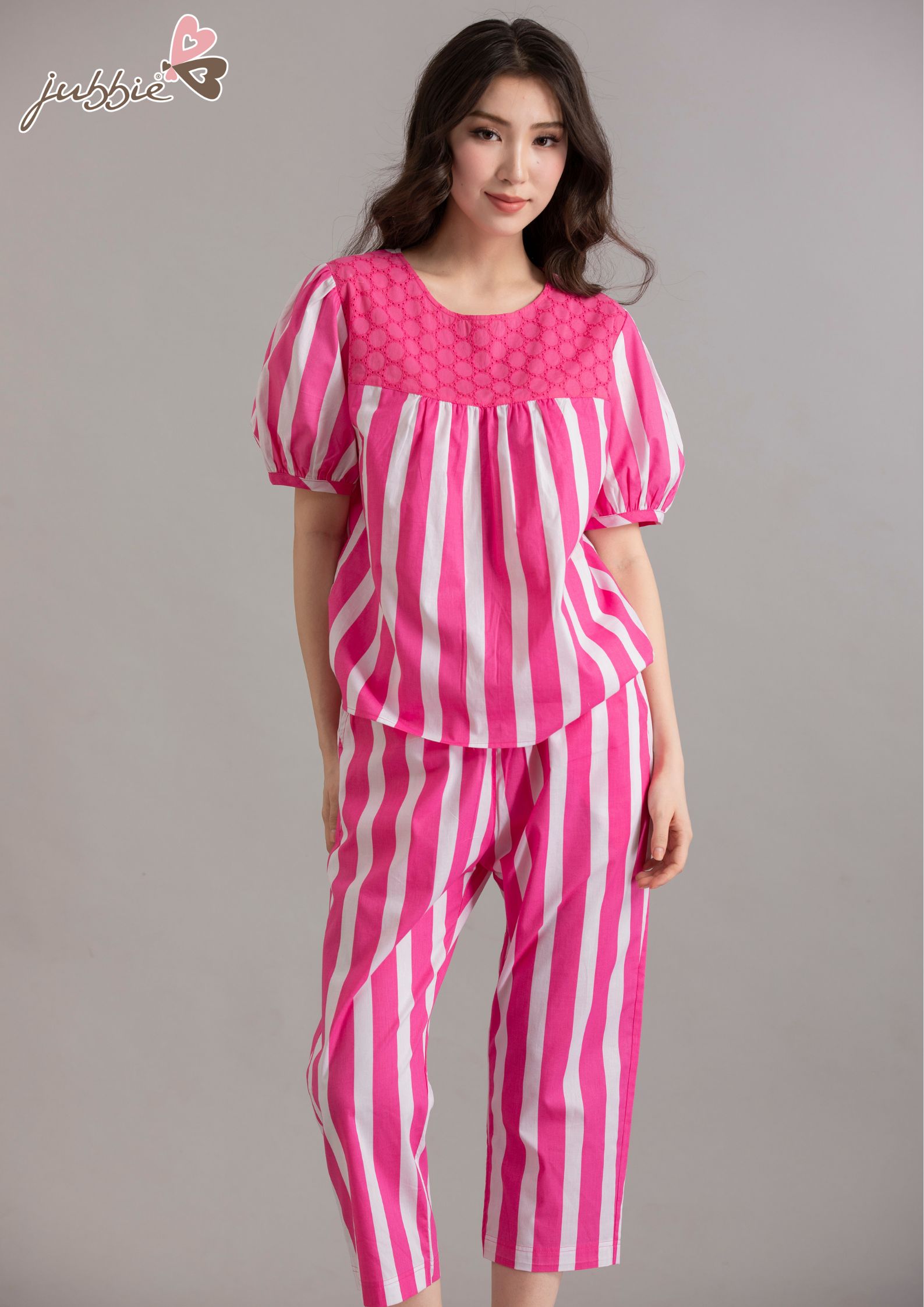 BL cổ tròn phối đô ren - 32511