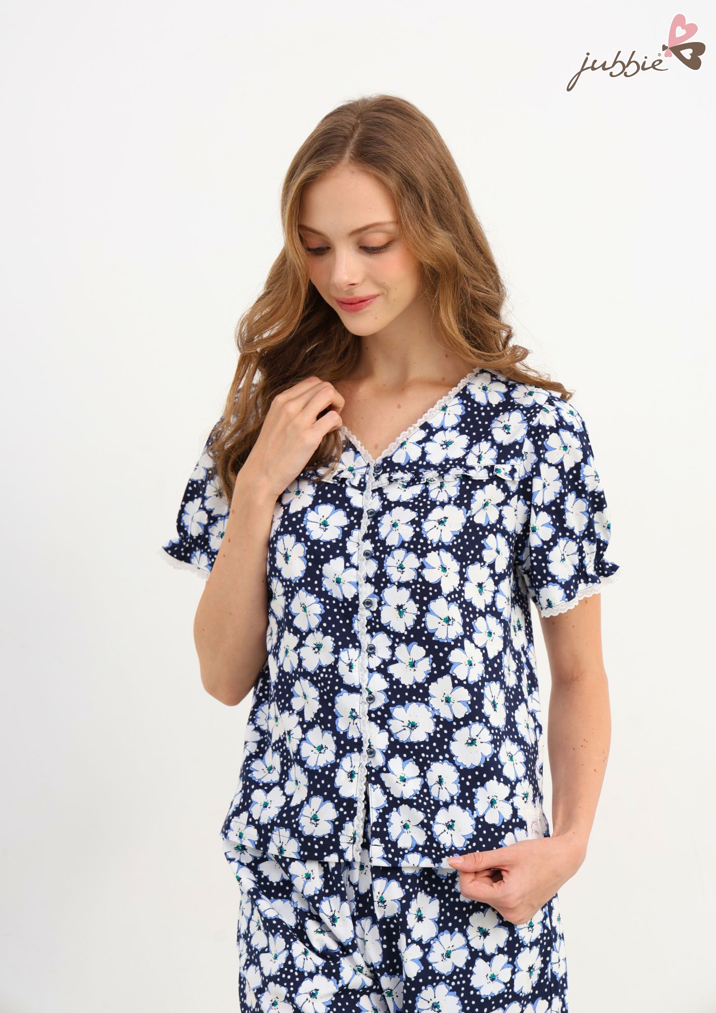 BL Cổ V viền ren - 32587