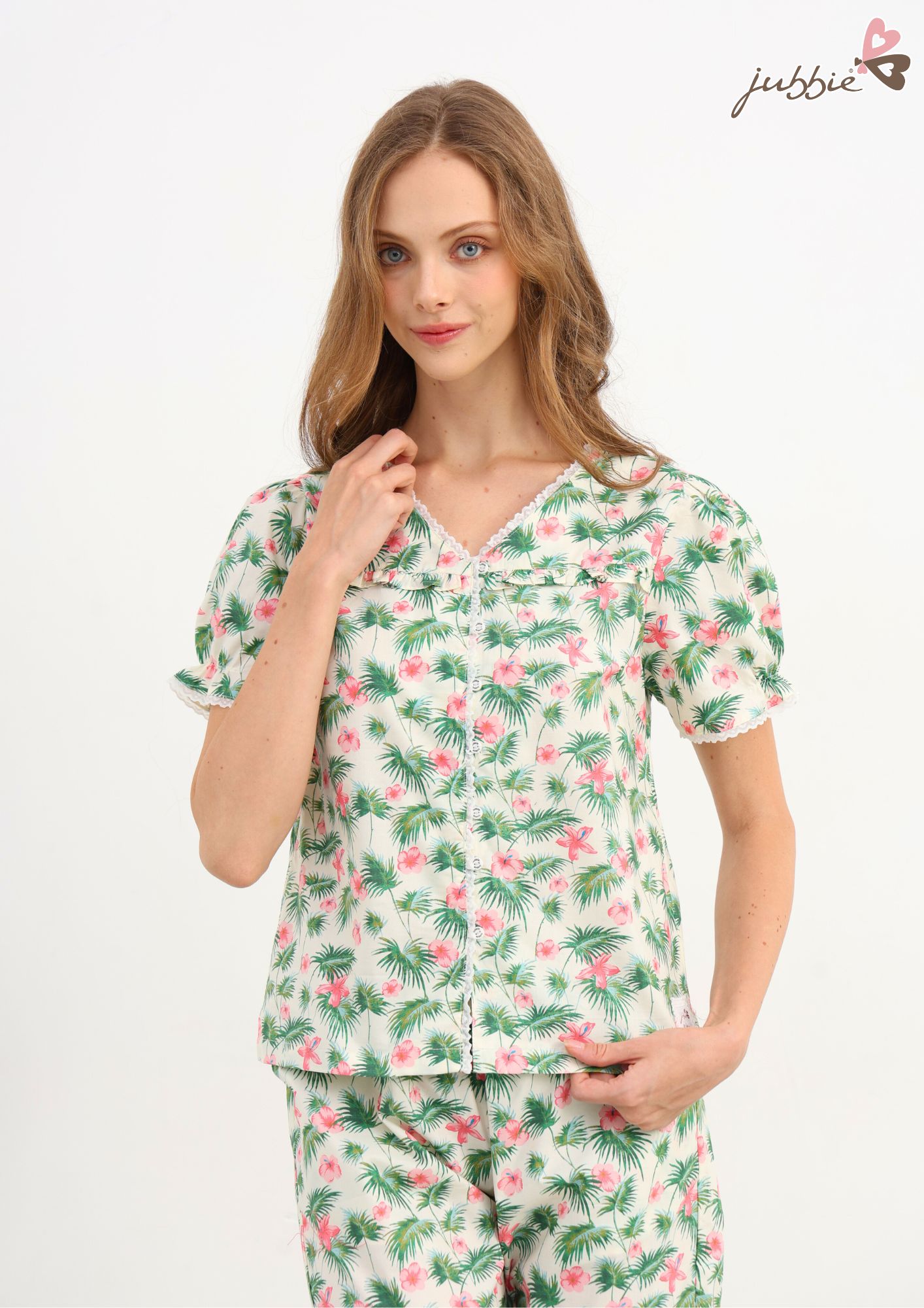 BL Cổ V viền ren - 32587