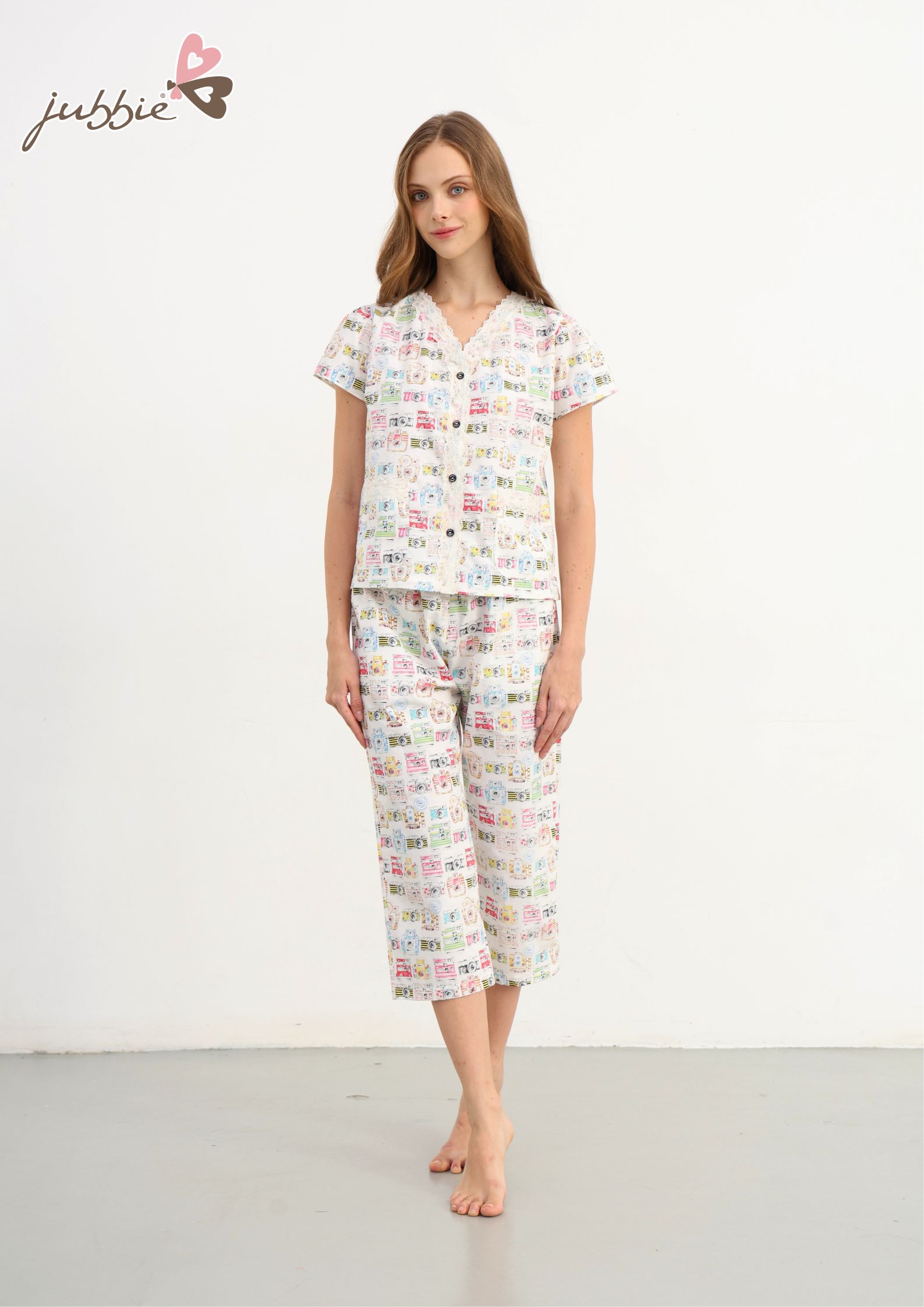 BL Cổ V viền tà ren - 32594