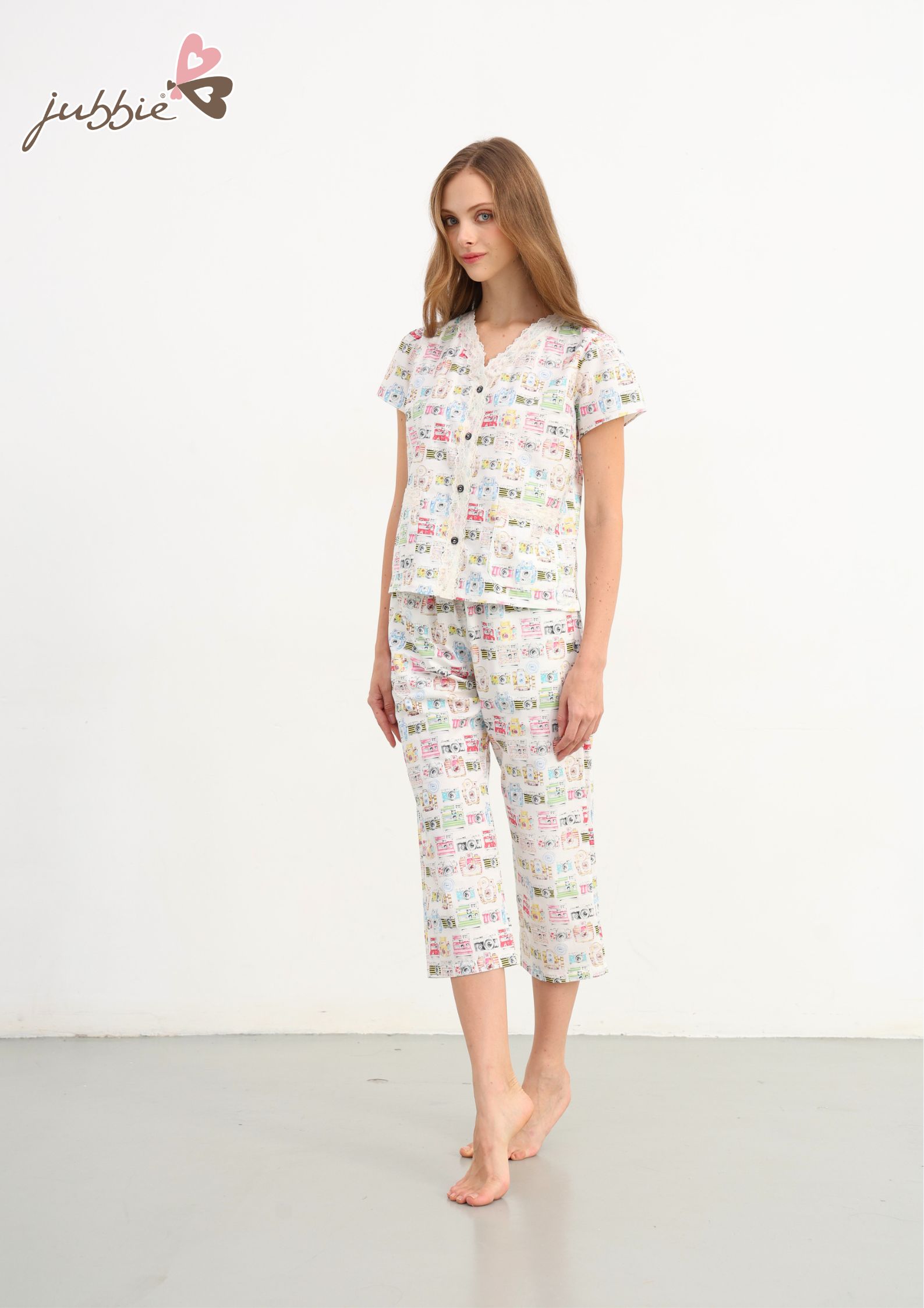 BL Cổ V viền tà ren - 32594