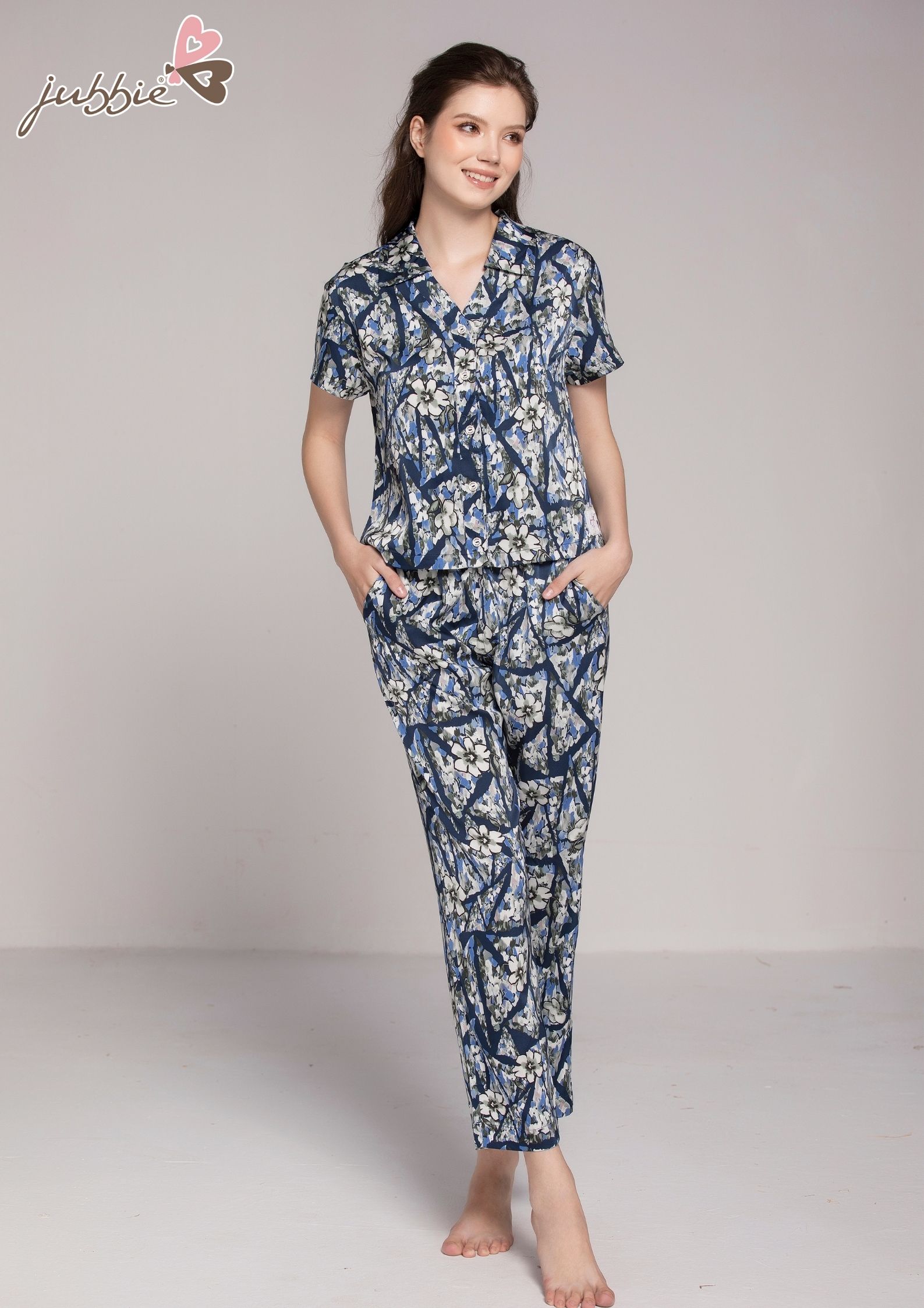 BD lụa cổ bẻ tay ngắn - 94082