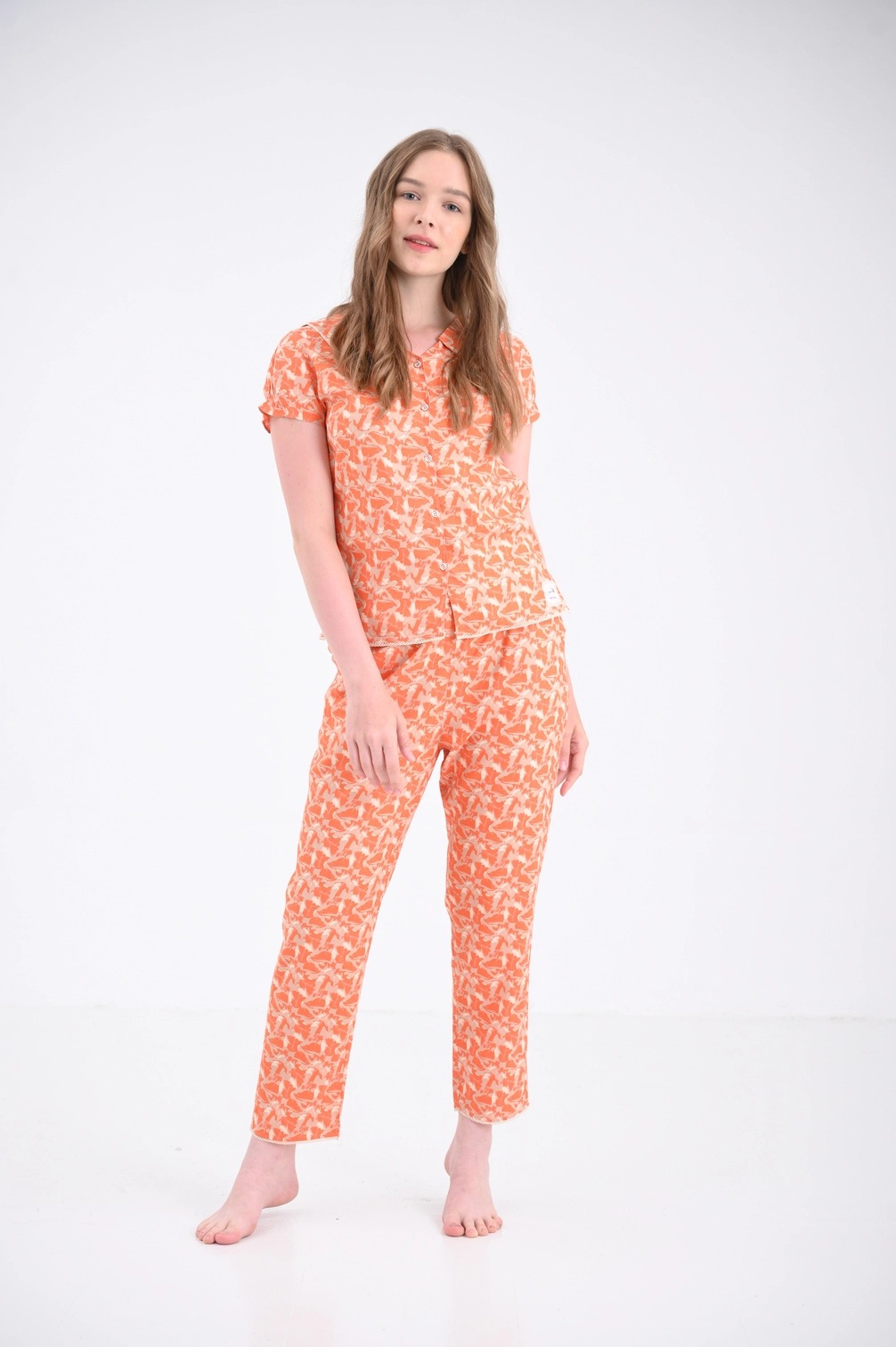 BD Lá cổ viền ren - 40292