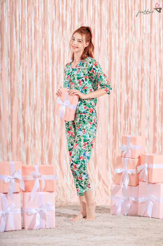 BD đô ren ngang cài nút - 40330