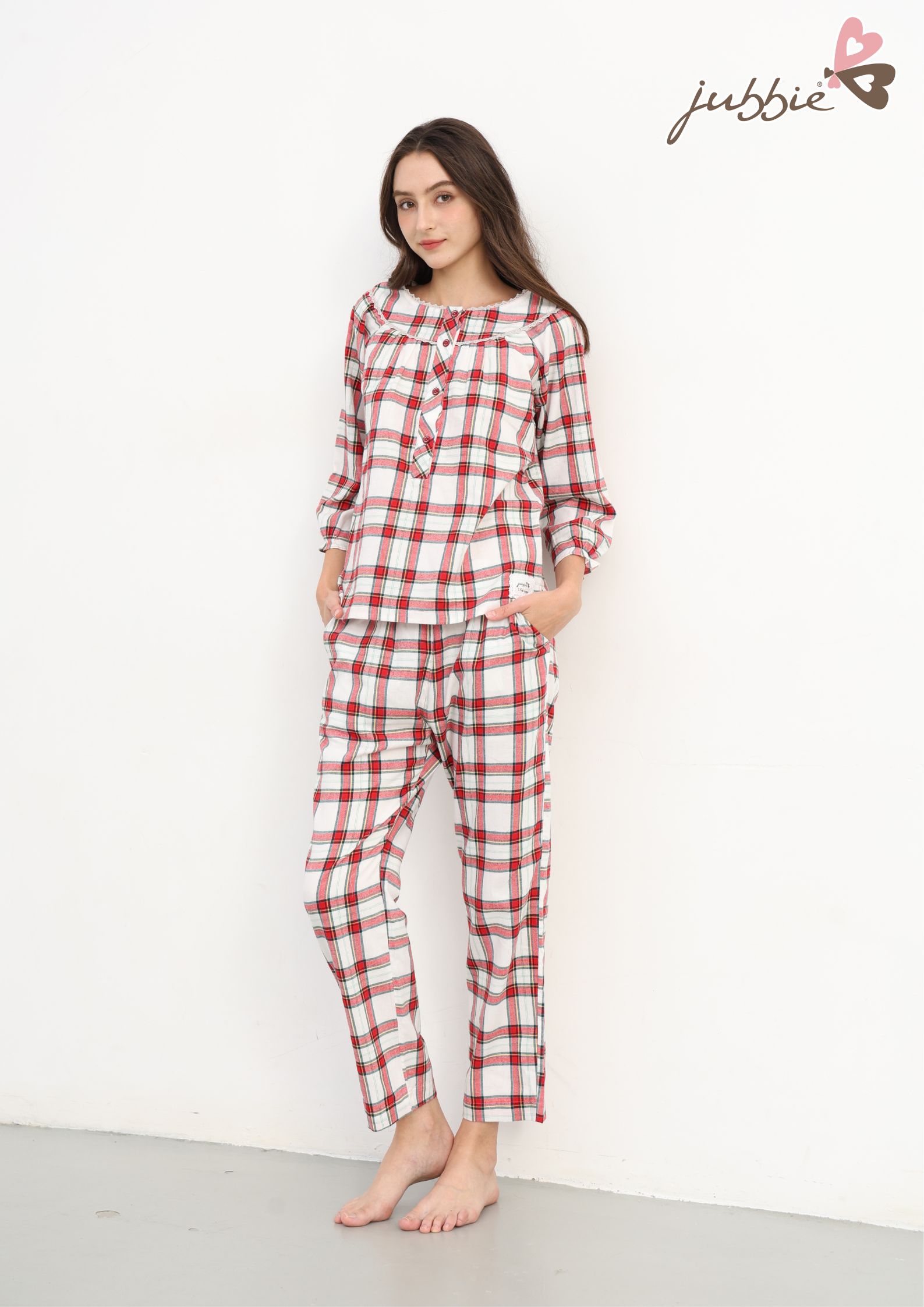 BD cổ tròn viền ren - 40412