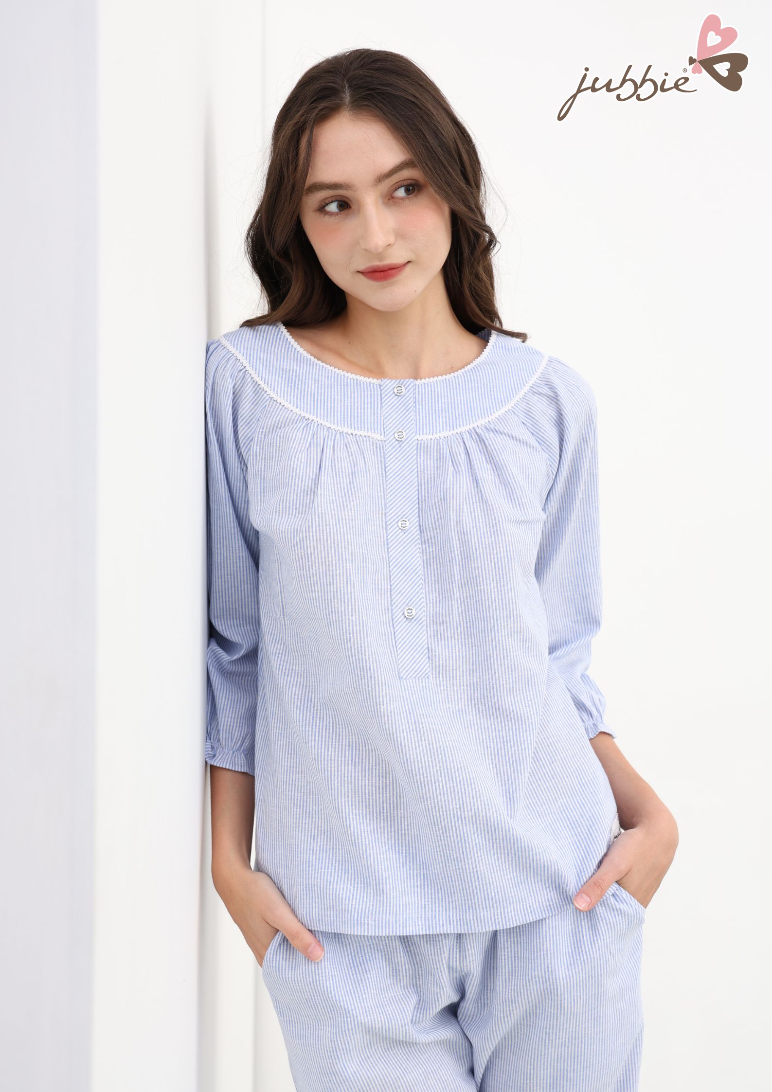 BD cổ tròn viền ren - 40412