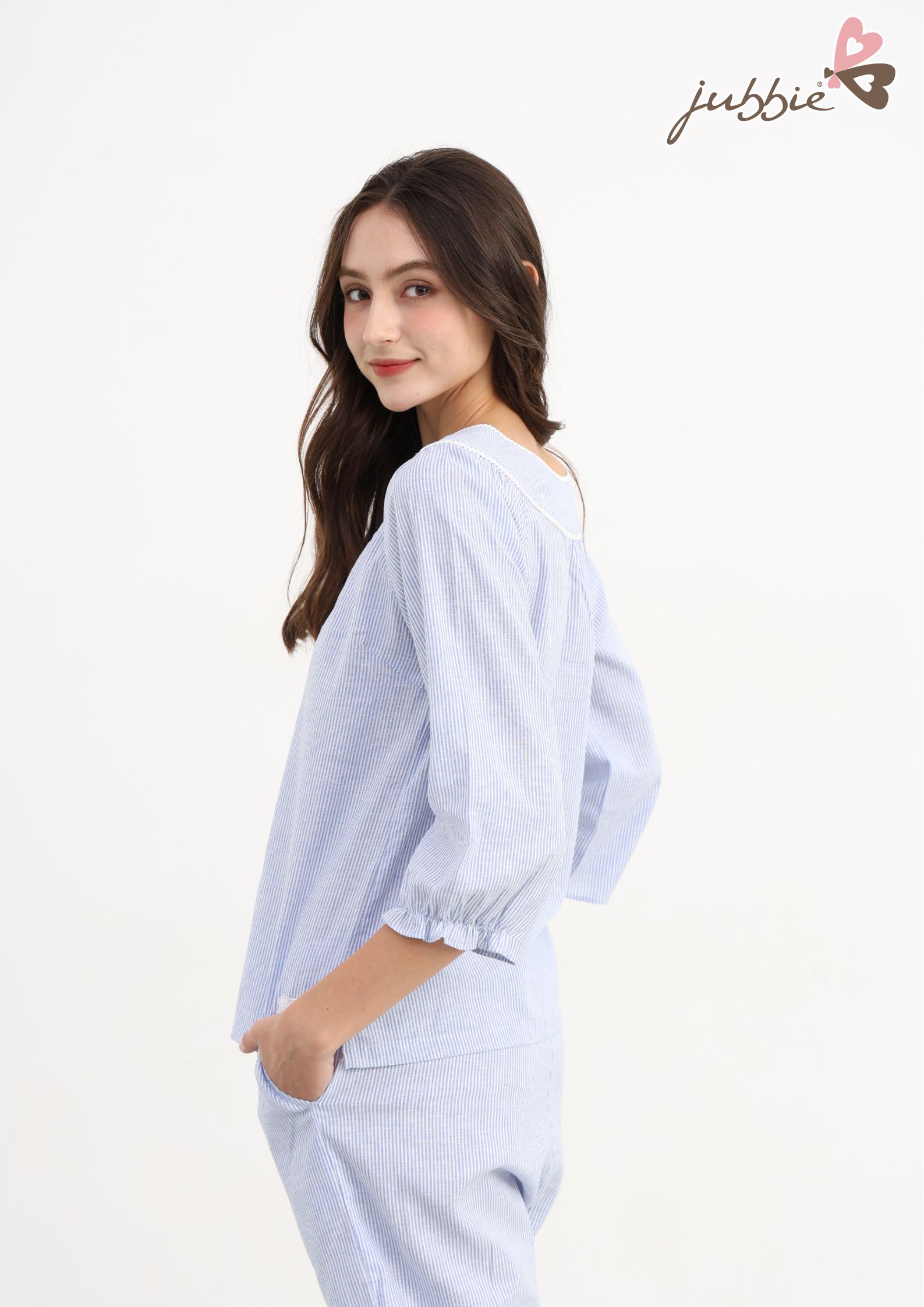 BD cổ tròn viền ren - 40412