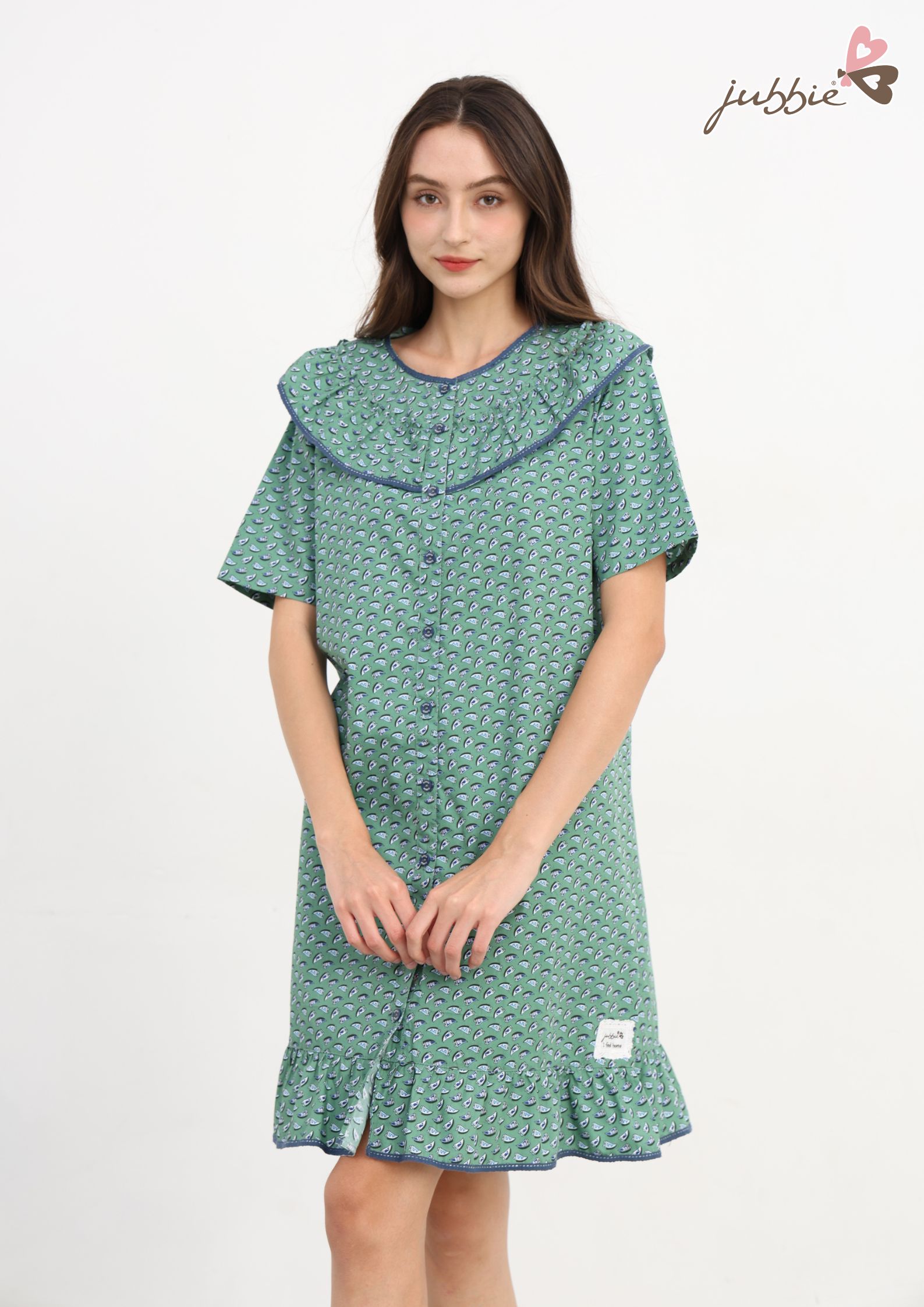 Đầm cổ tròn bèo - 50102