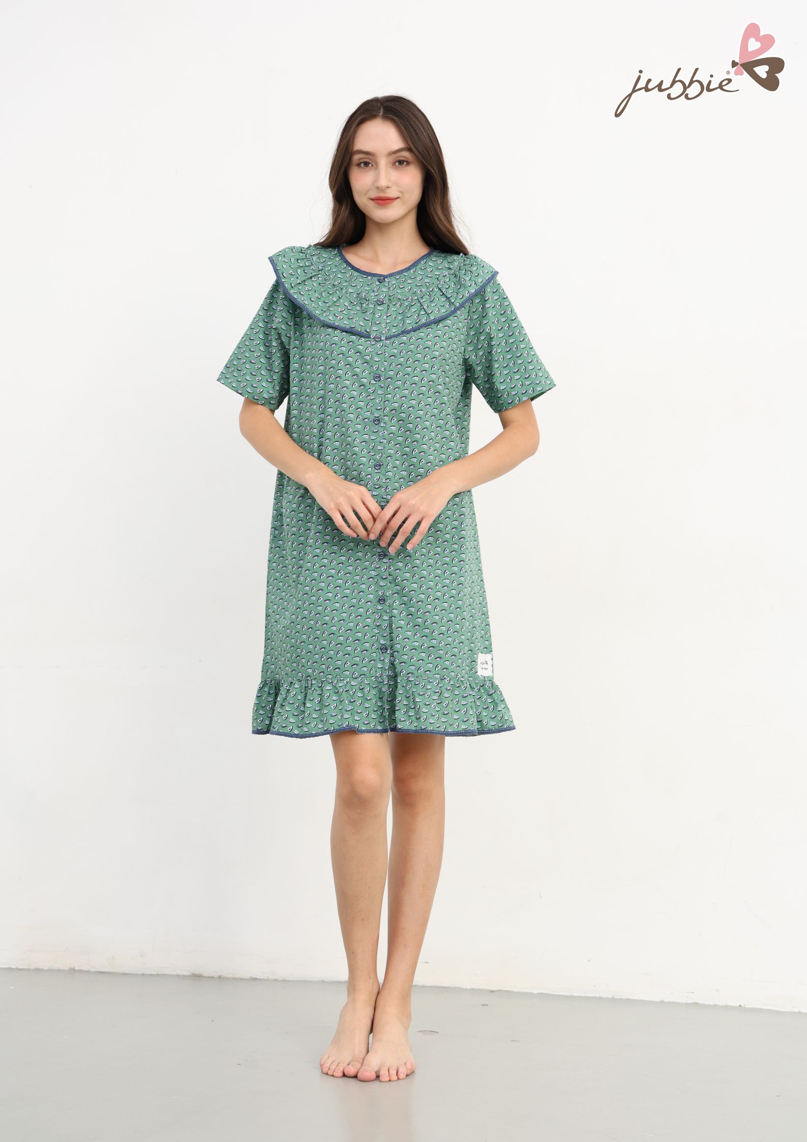 Đầm cổ tròn bèo - 50102