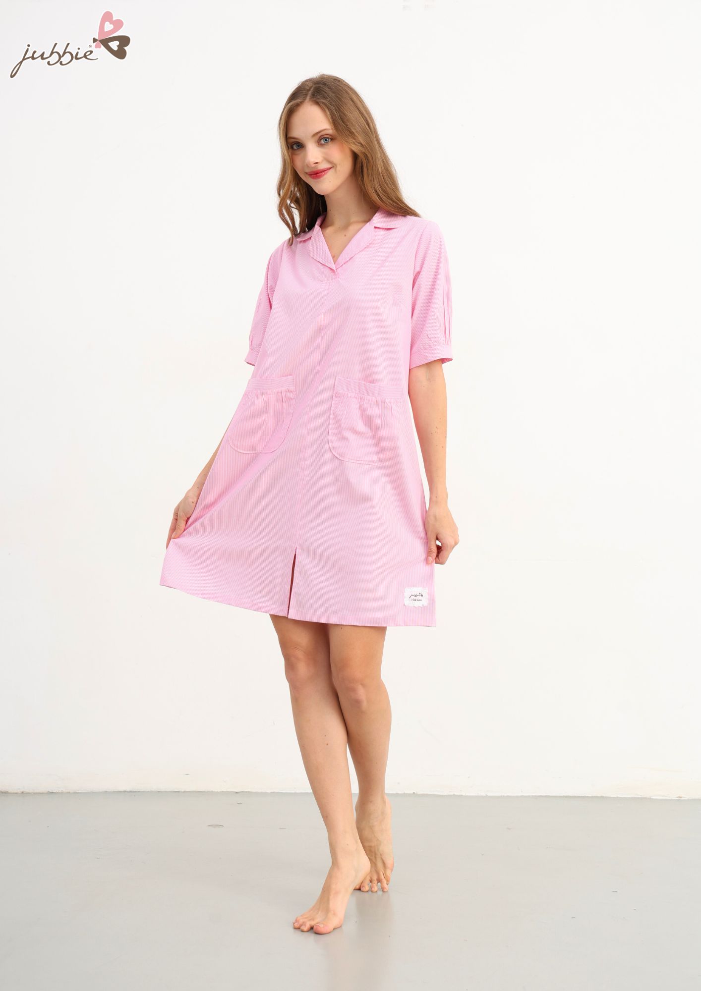 Đầm cổ bẻ 2 túi - 50105