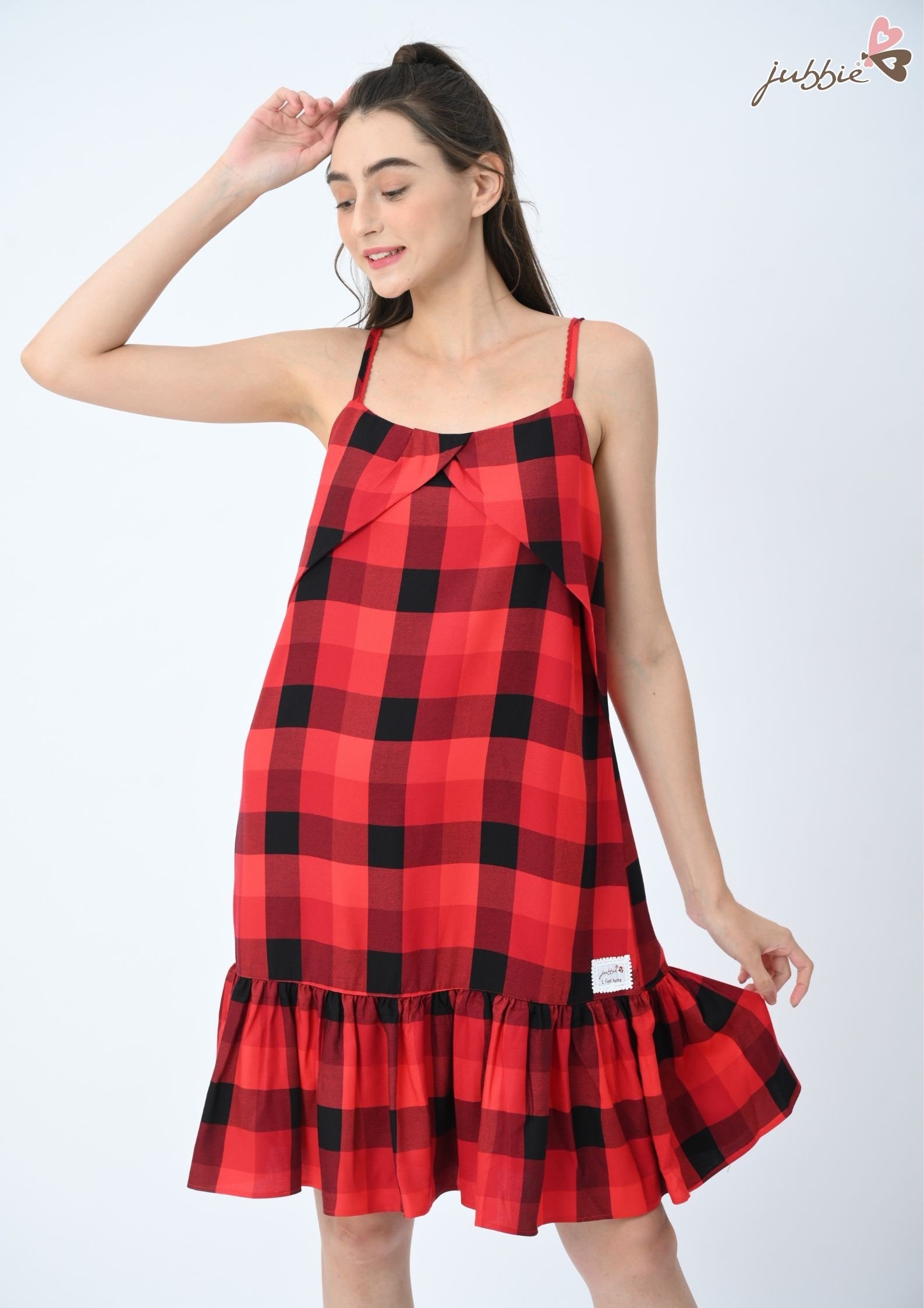 Đầm hai dây đắp chéo ngực - 5087