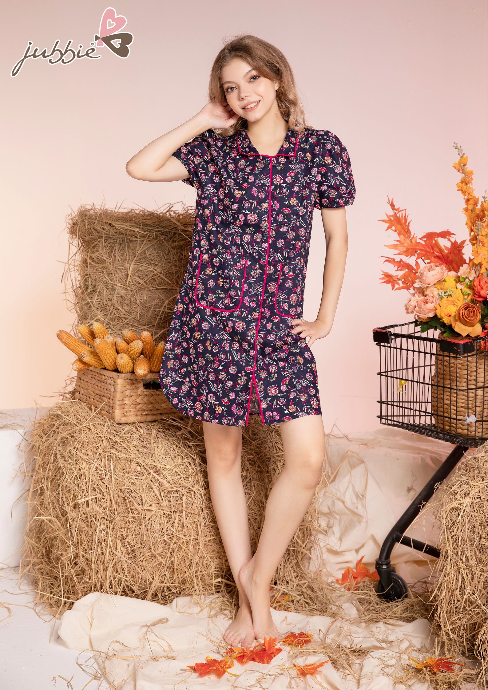 Đầm Cổ danton 2 túi - 5098