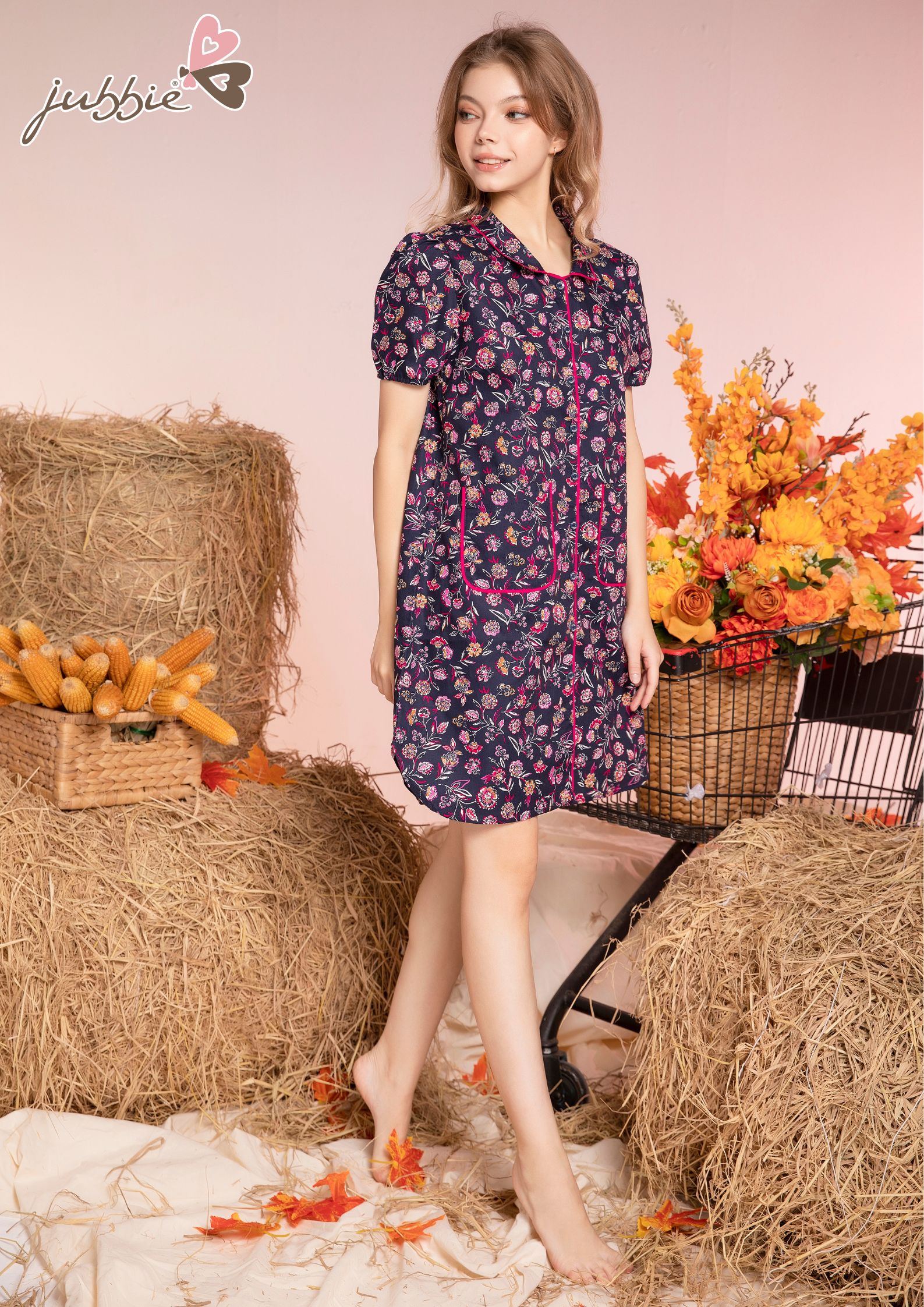 Đầm Cổ danton 2 túi - 5098
