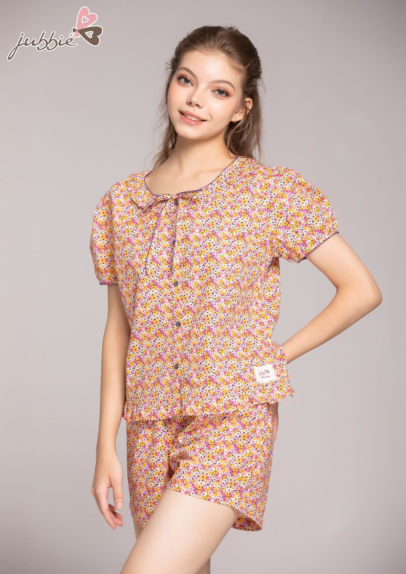 BS cổ tròn viền bèo - 3164
