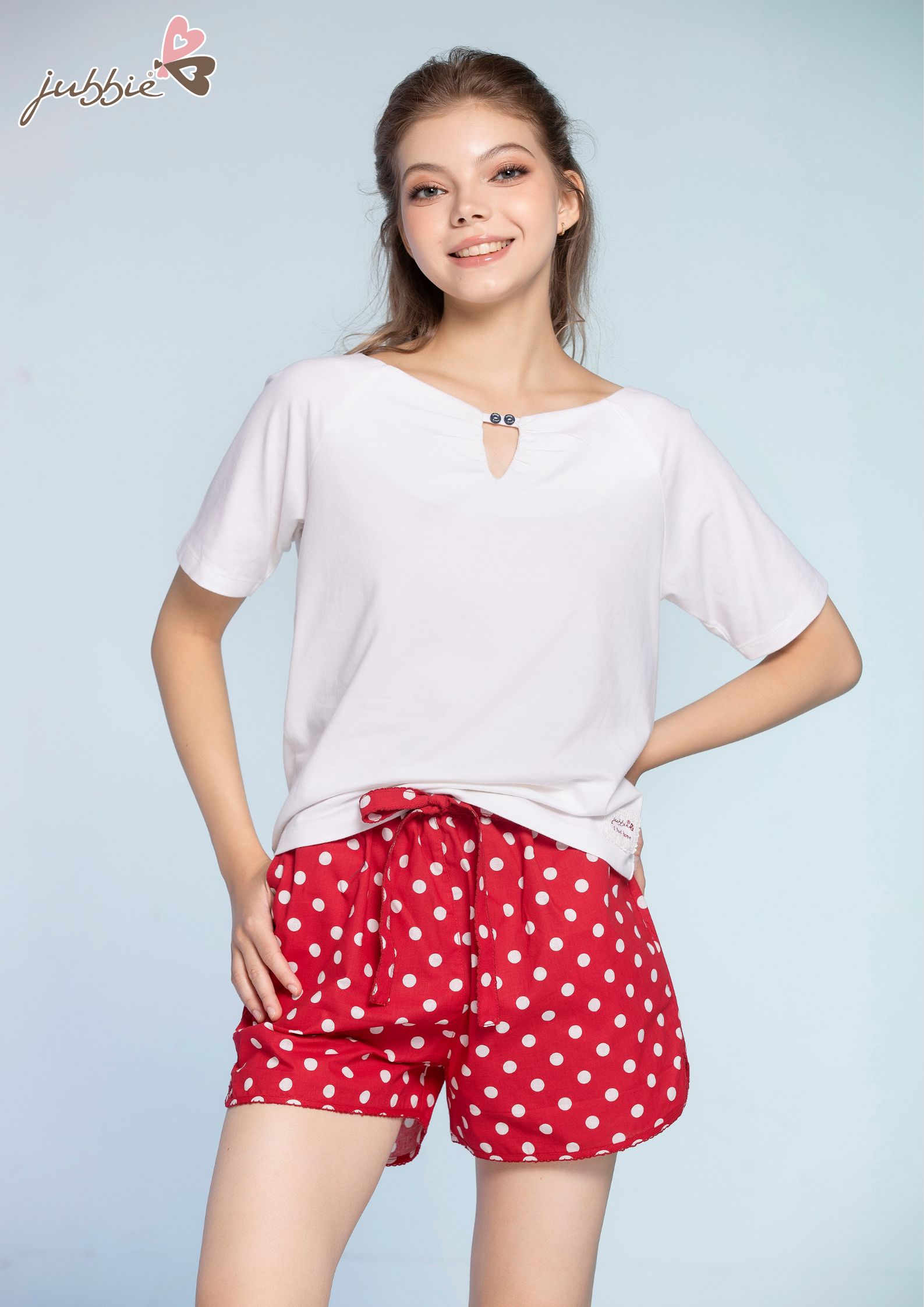 Áo cổ tròn 2 nút - 6034