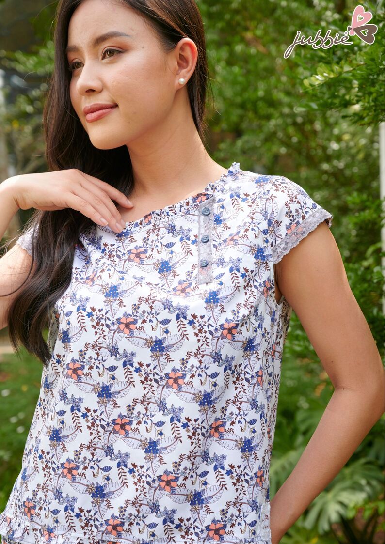 BL áo tay hến cổ tròn - 32438