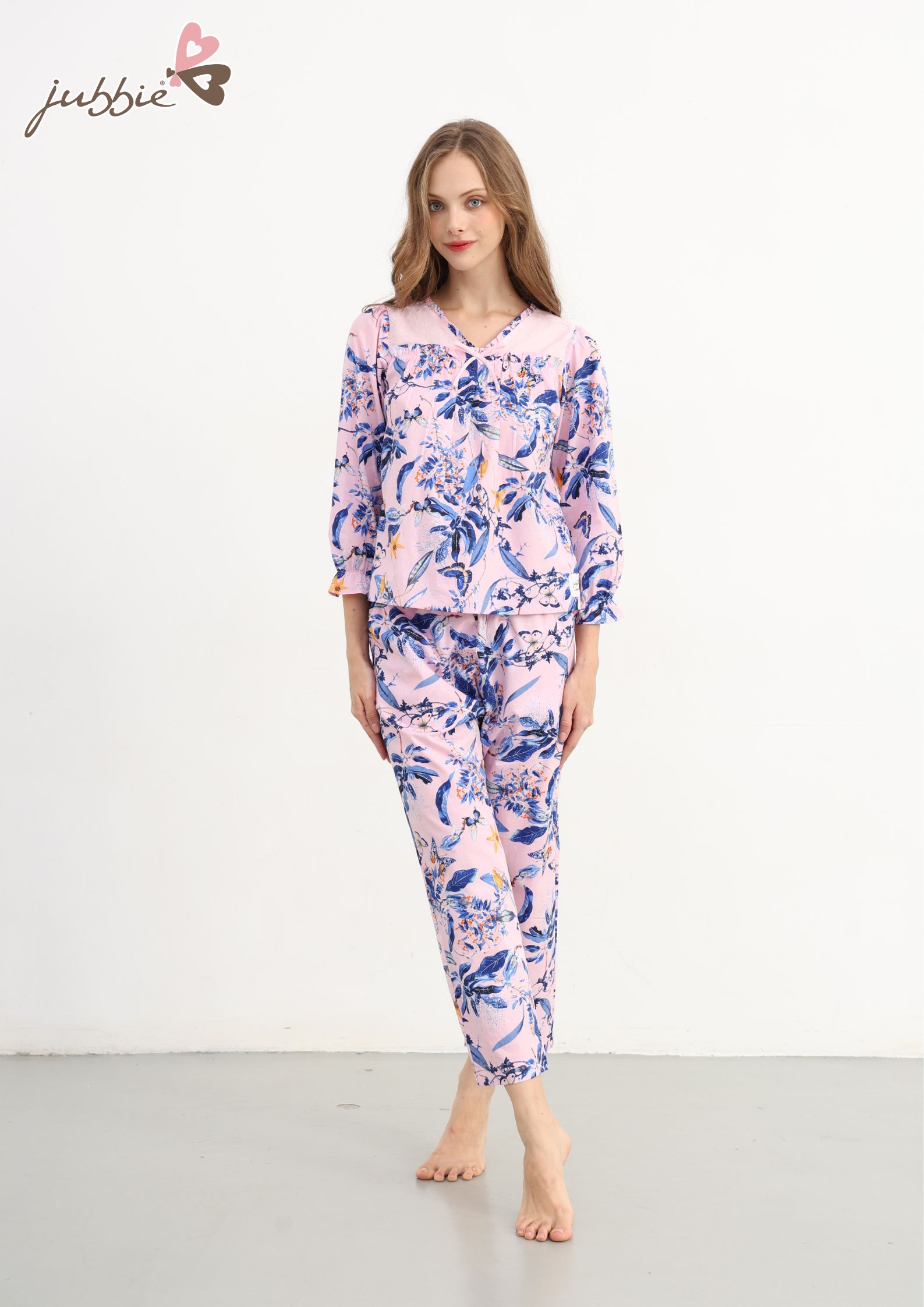 BD Cổ vai phối ren - 40403