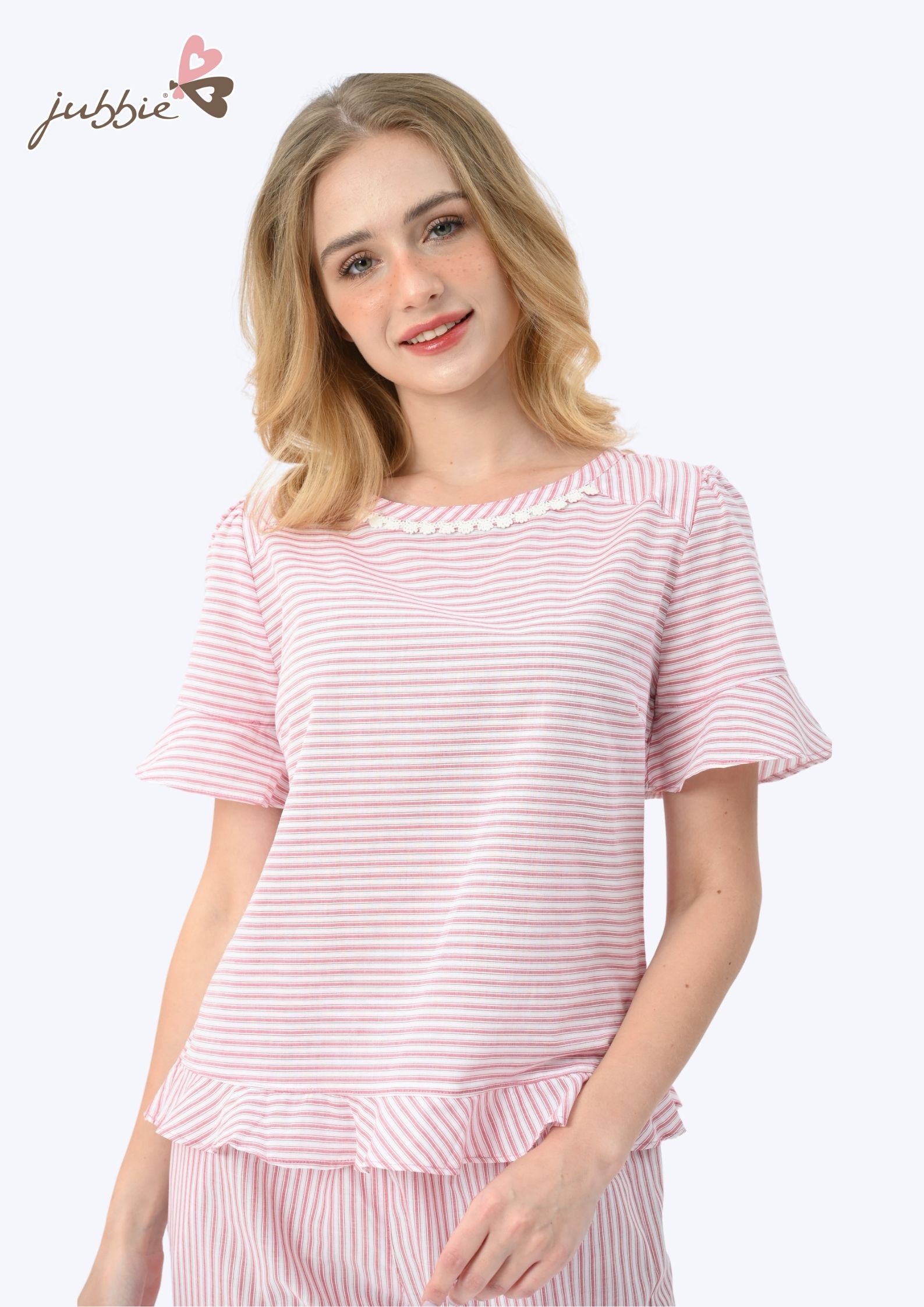 BL cổ tròn nẹp tà bèo - 32388