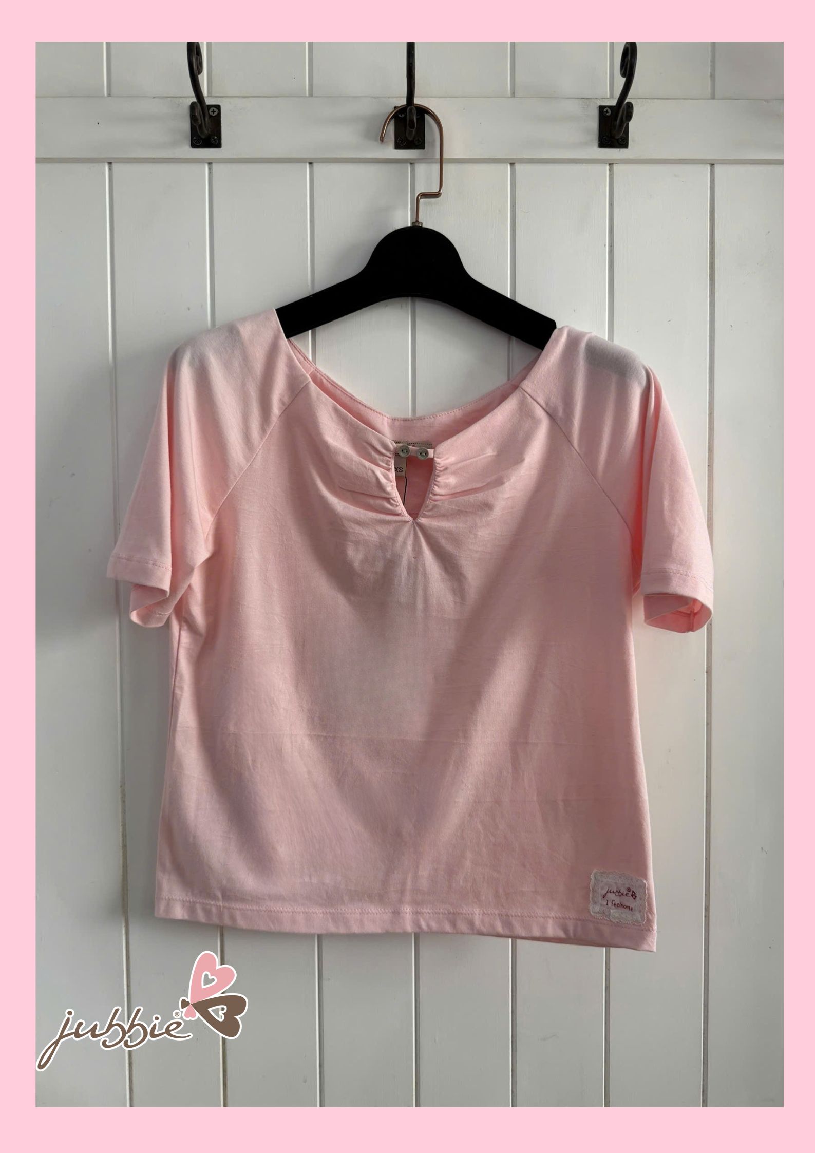 Áo cổ tròn 2 nút - 6034