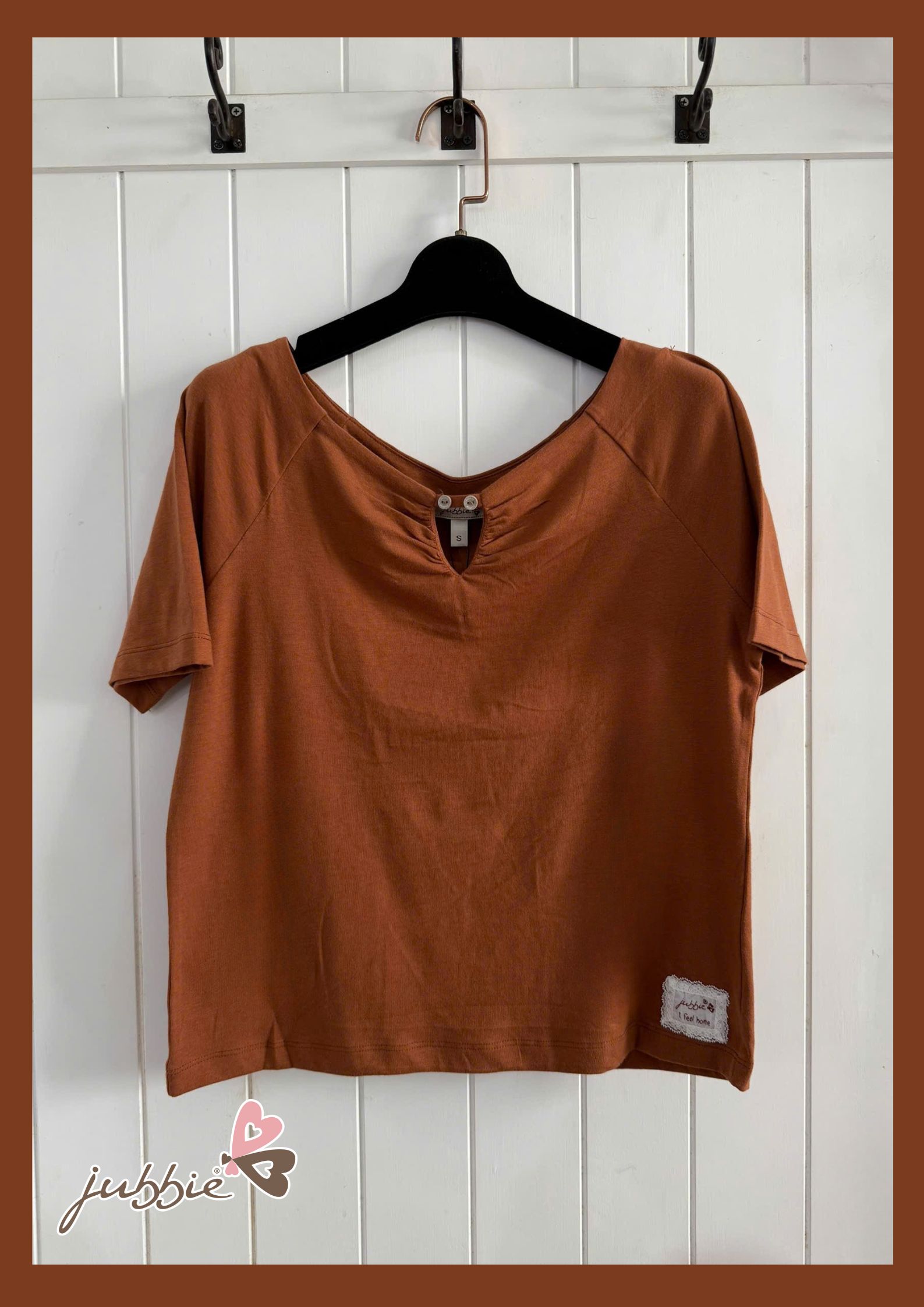 Áo cổ tròn 2 nút - 6034