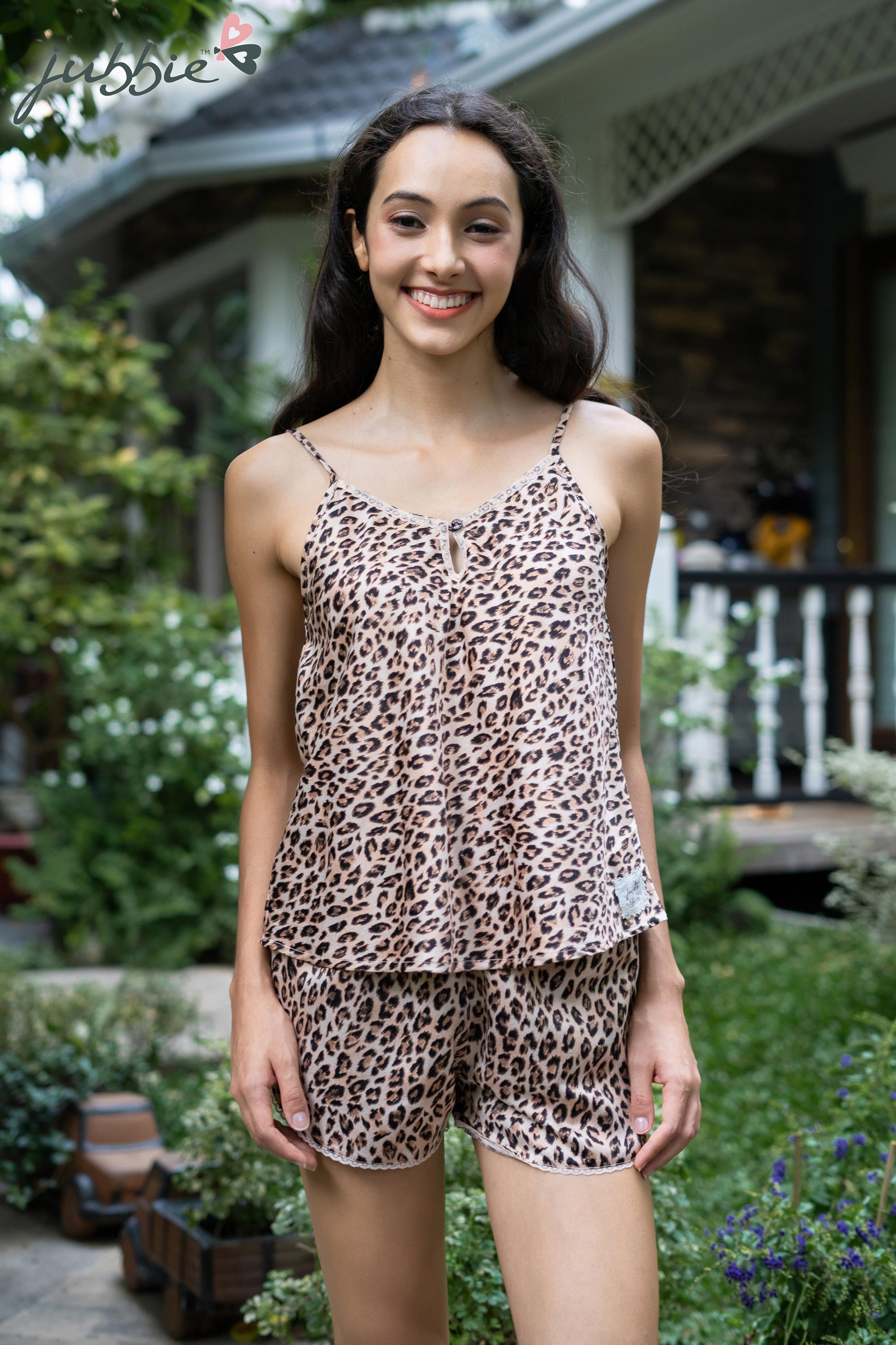 Bộ short lụa 2 dây cài 1 nút 91104