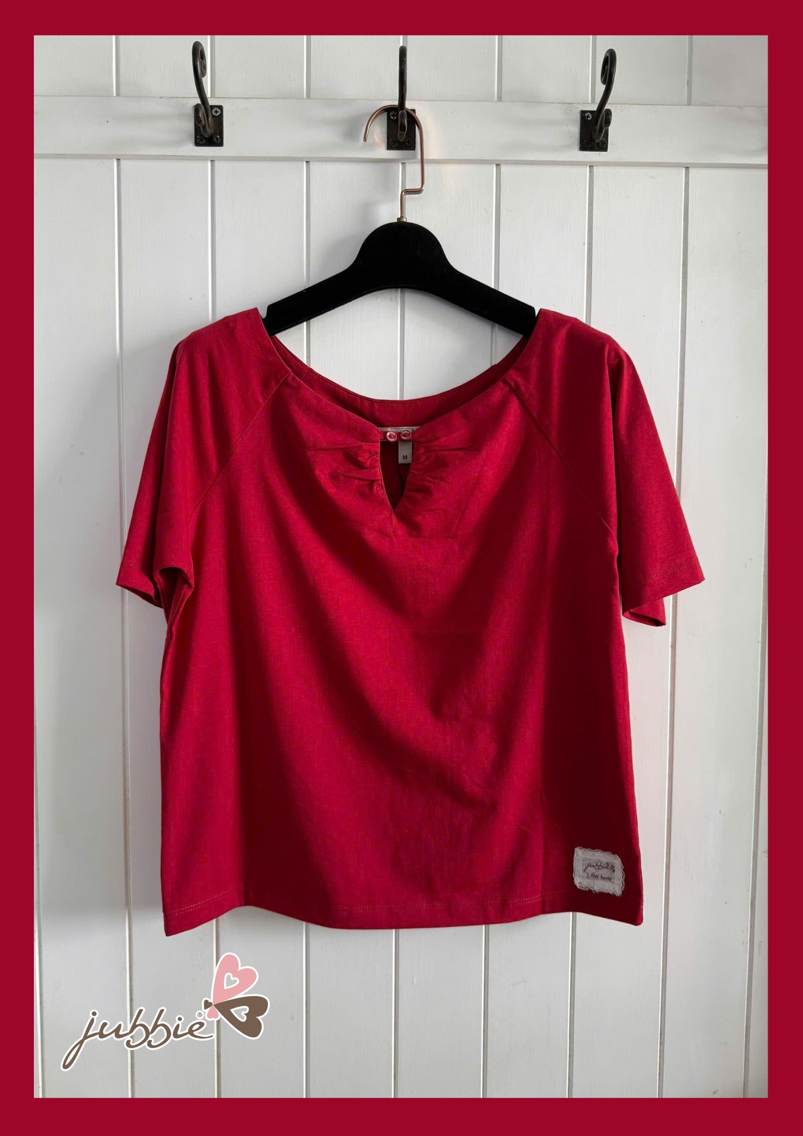 Áo cổ tròn 2 nút - 6034