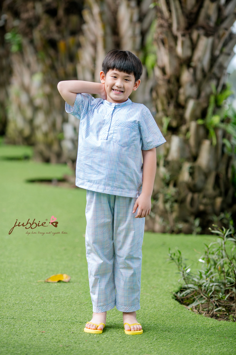 Bộ dài pijama tay ngắn 93002