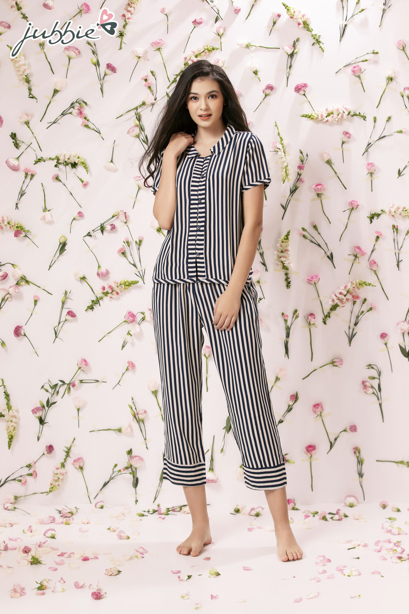 BL Cổ bẻ cài nút nẹp tà - 93208